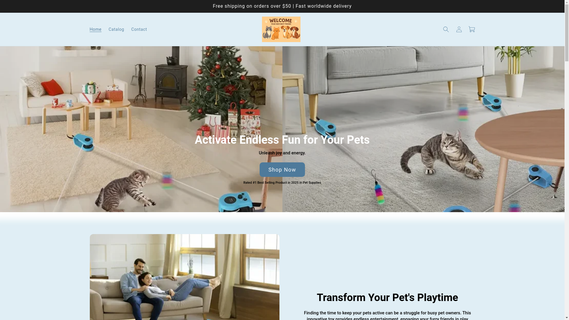 website screenshot of https://theactivepaw.store/