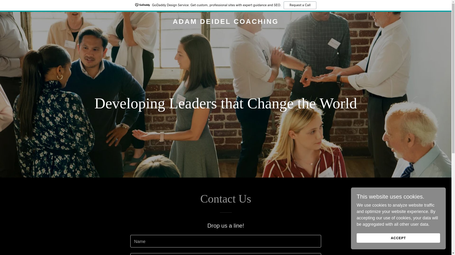website screenshot of https://adamdeidel.com/