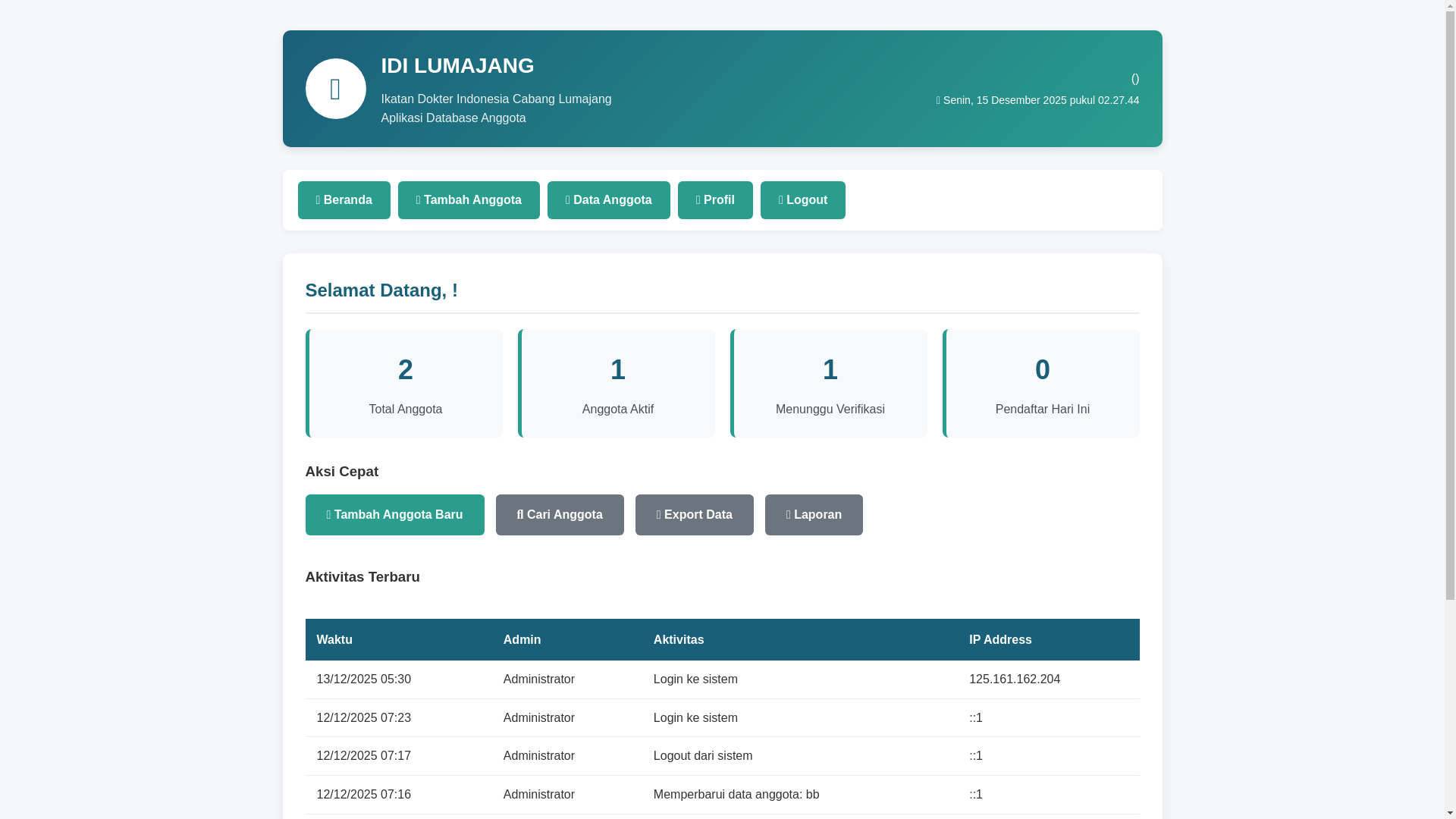 website screenshot of https://idilumajang.com/