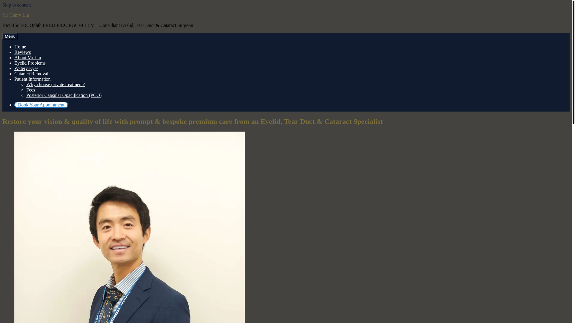 website screenshot of https://oculex.co.uk/