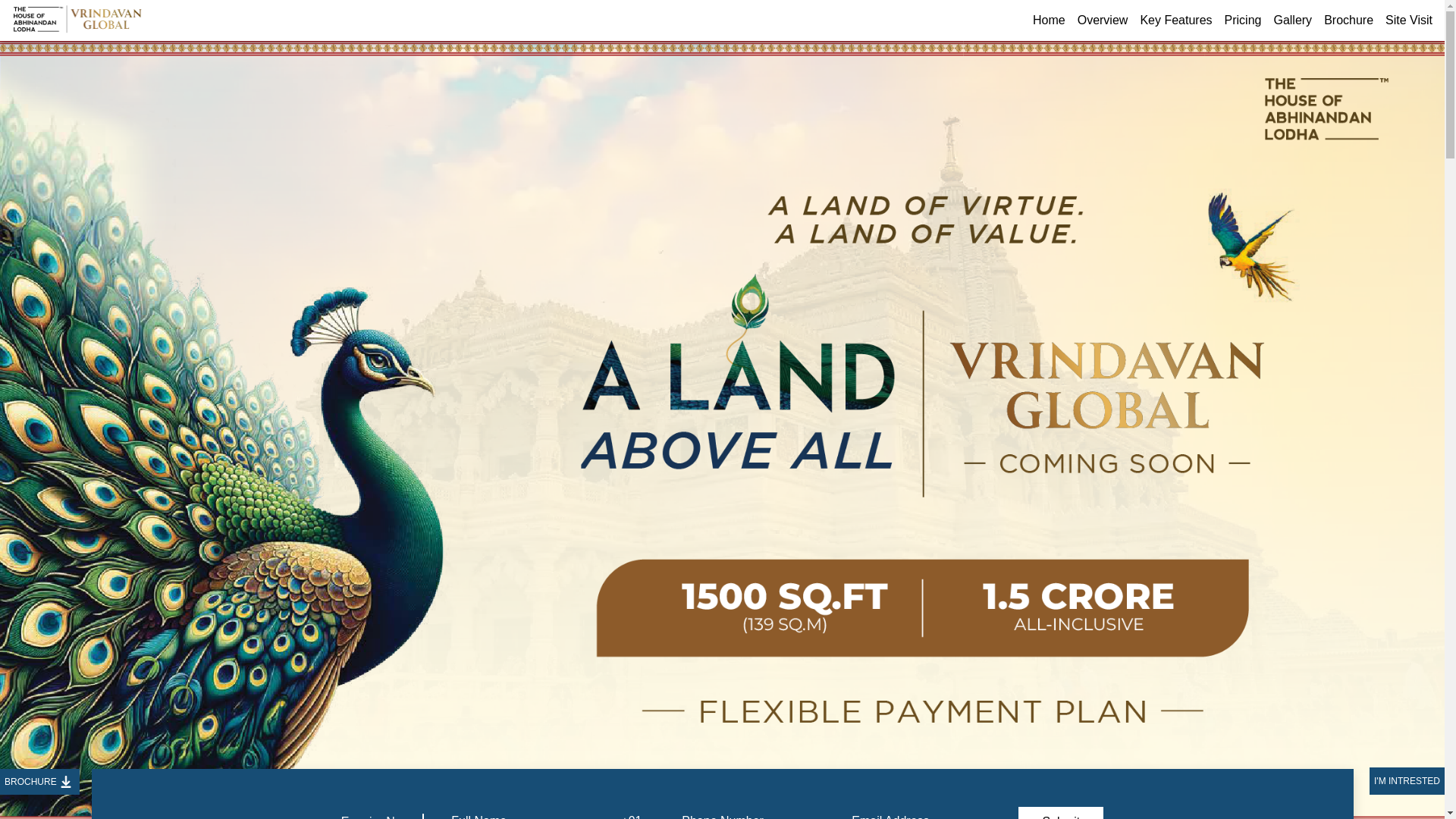 website screenshot of https://hoabl-vrindavan-global.com/