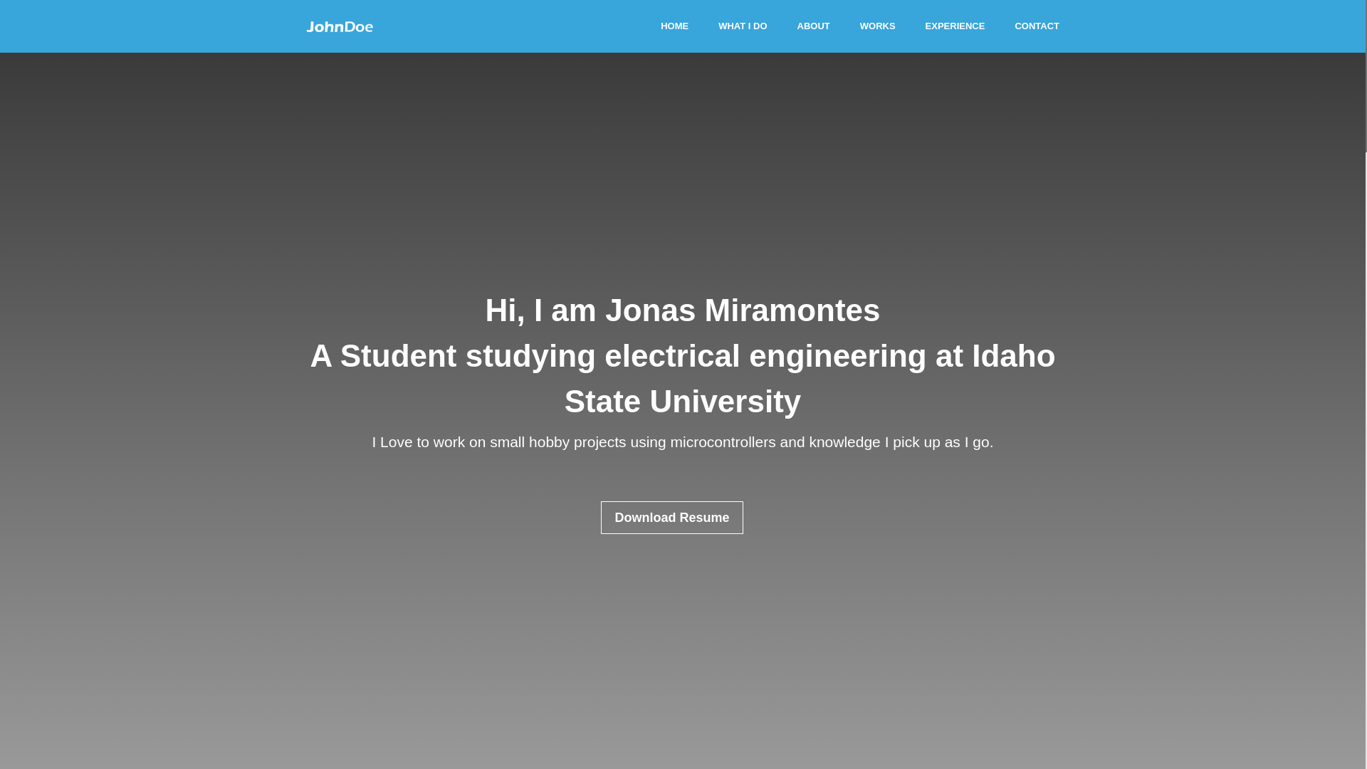 website screenshot of https://stark-interests.pages.dev/