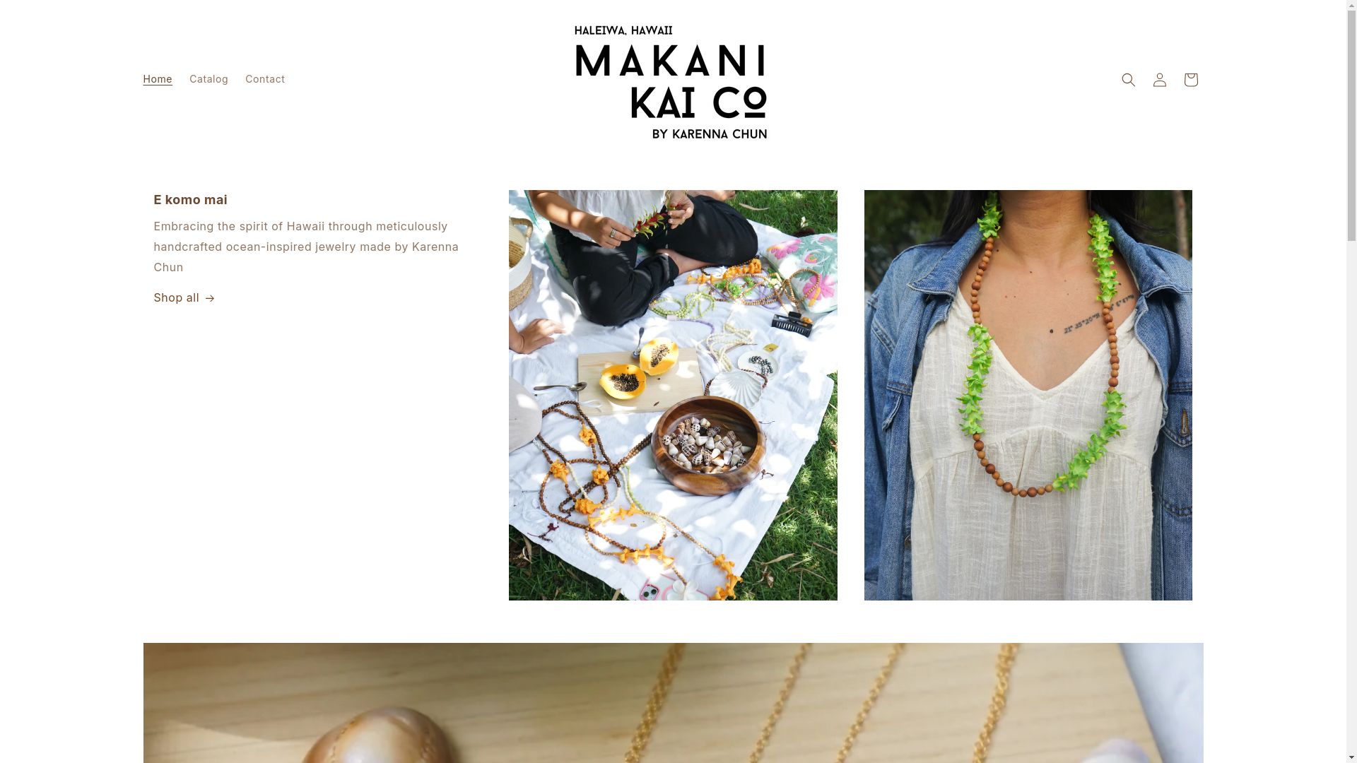 website screenshot of https://makanikaico.com/