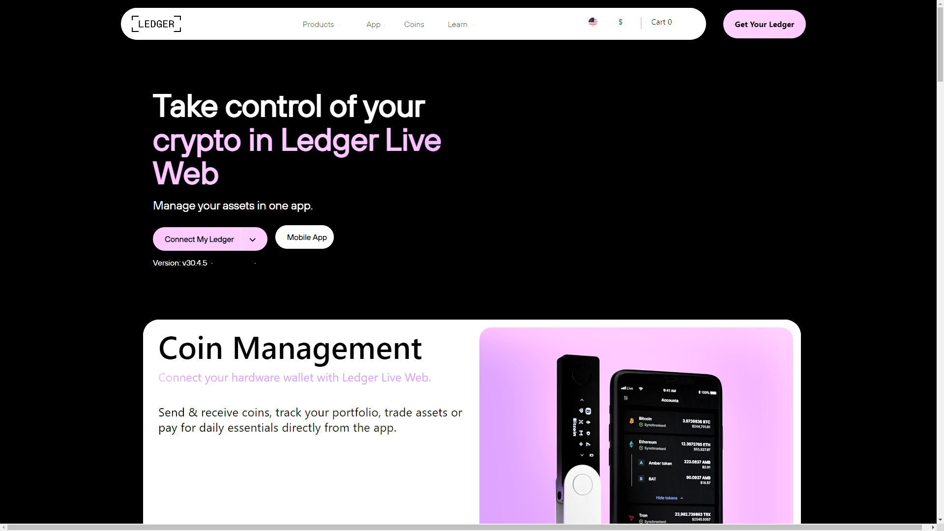 website screenshot of https://en-desktop-ldger.framer.ai/