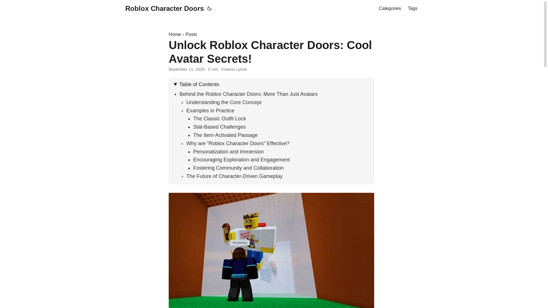 website screenshot of https://roblox-character-doors.pages.dev/