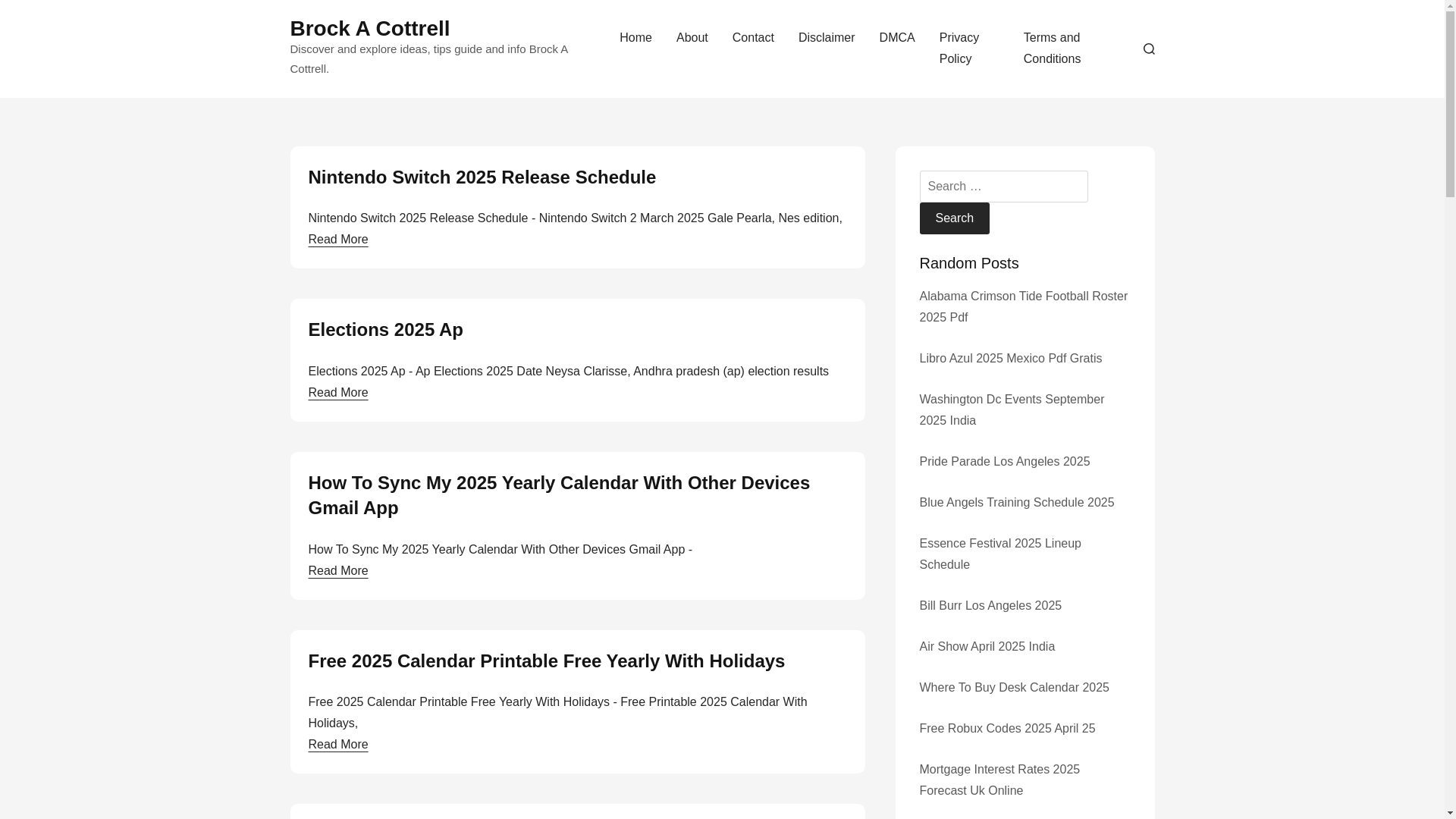 website screenshot of https://brockacottrell.pages.dev/
