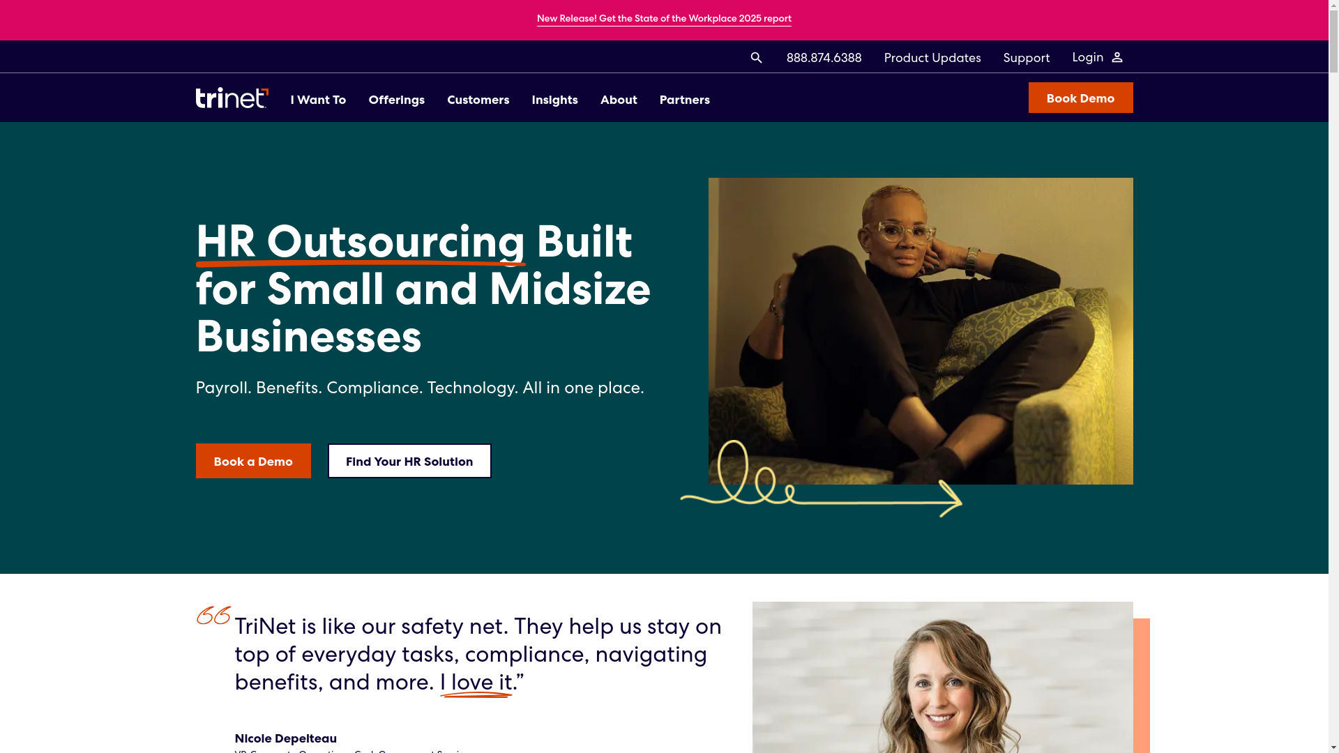 website screenshot of https://www.trinet.com/