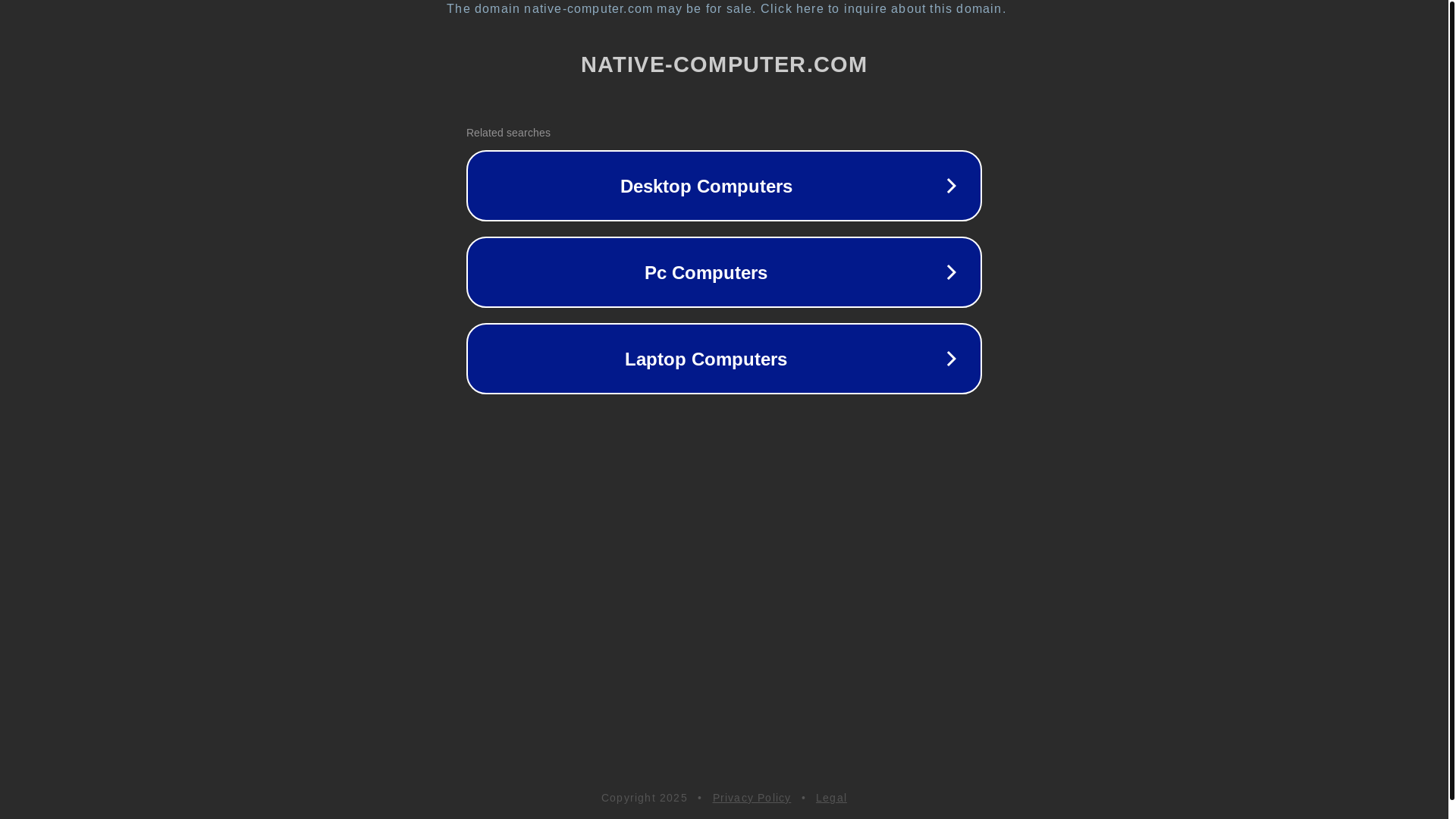 website screenshot of https://native-computer.com/