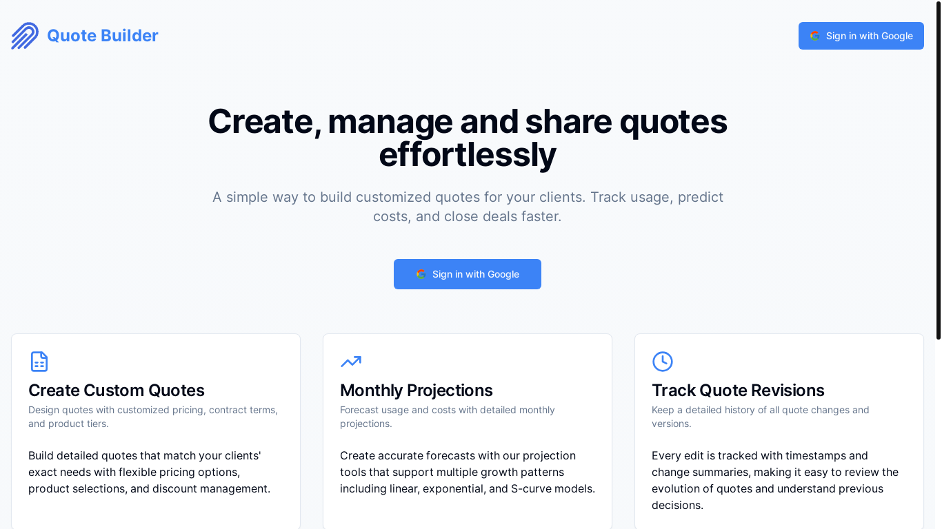 website screenshot of https://nylas-quote-wizard.pages.dev/
