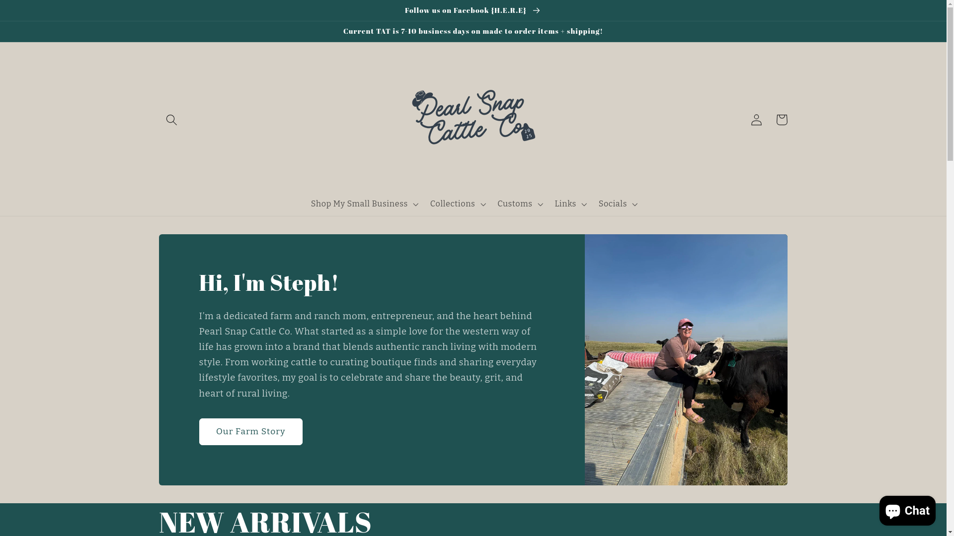 website screenshot of https://pearlsnapcollective.com/