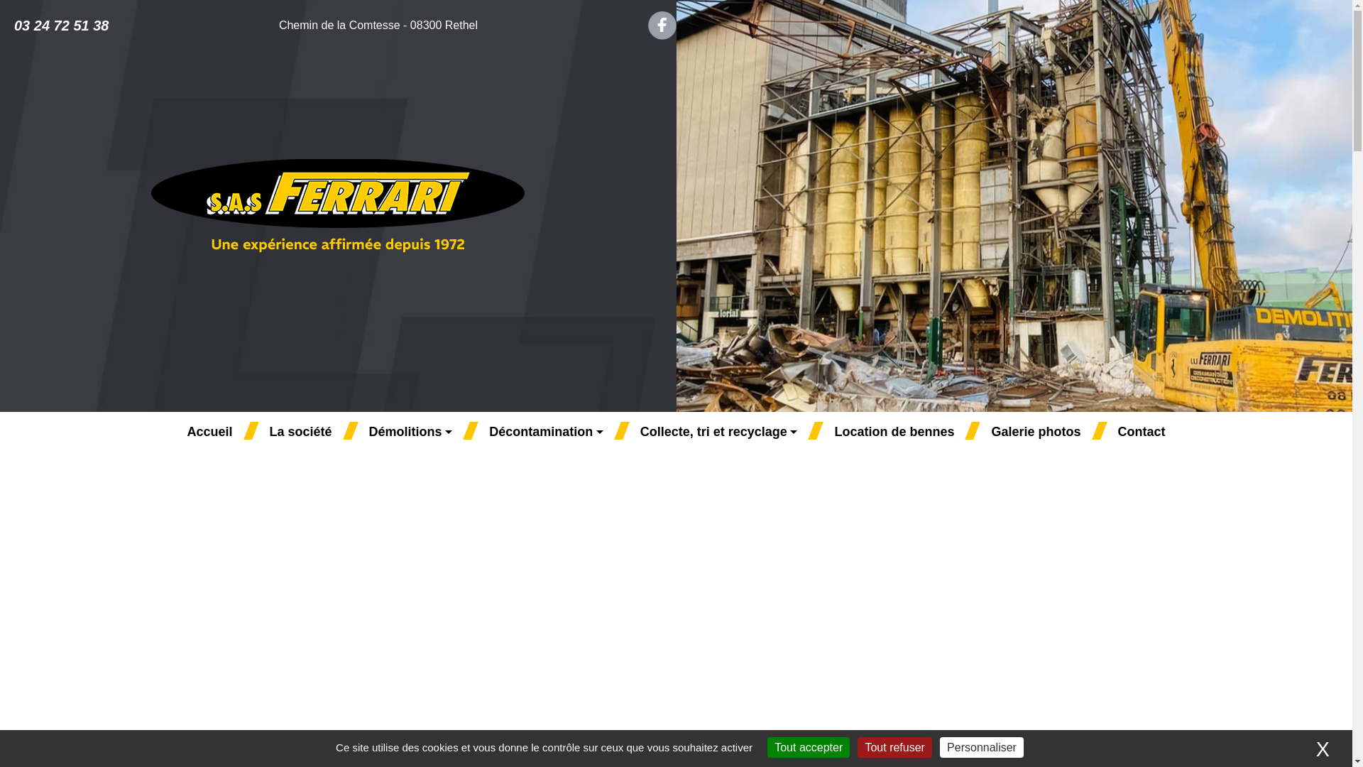 website screenshot of https://sas-ferrari.com/