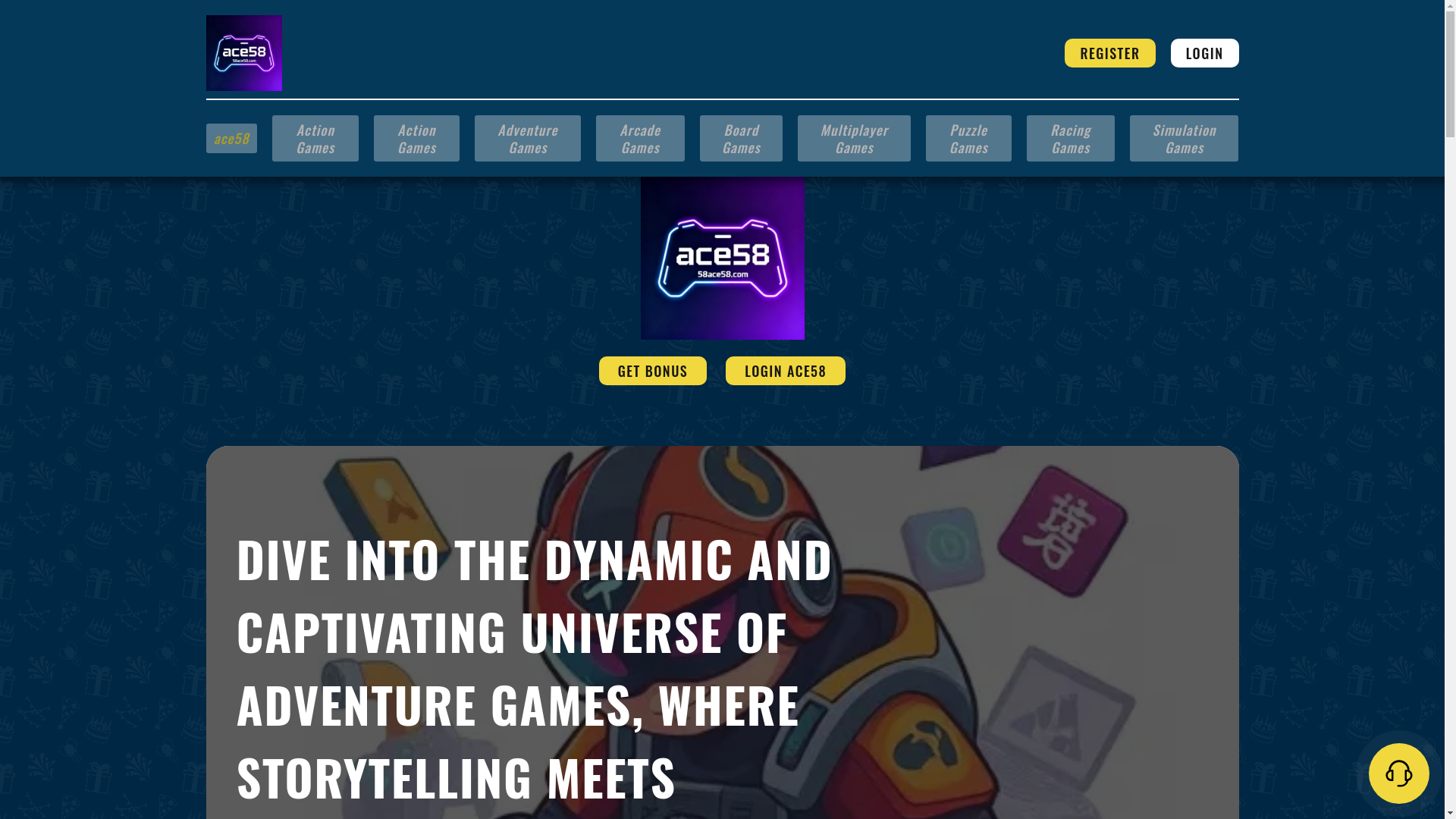 website screenshot of https://58ace58.com/