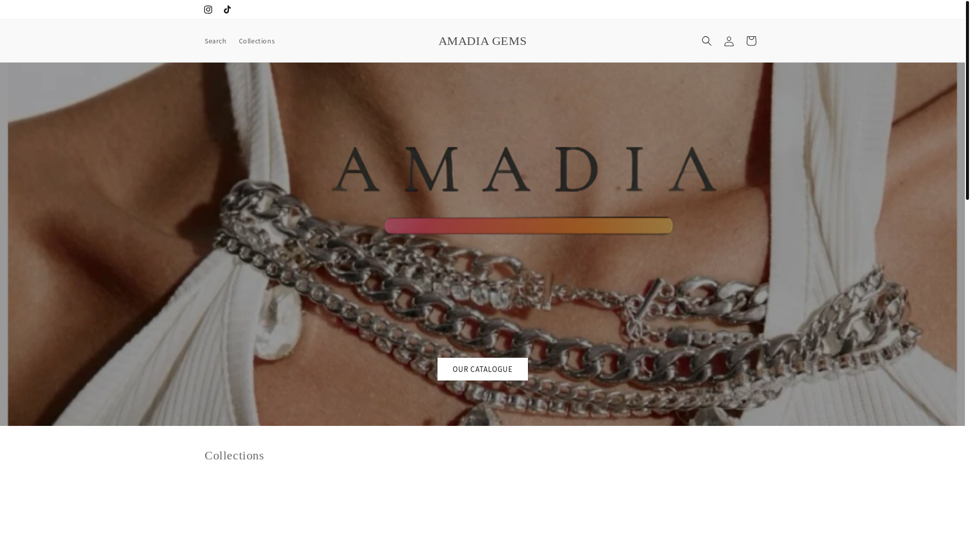 website screenshot of https://amadia.store/