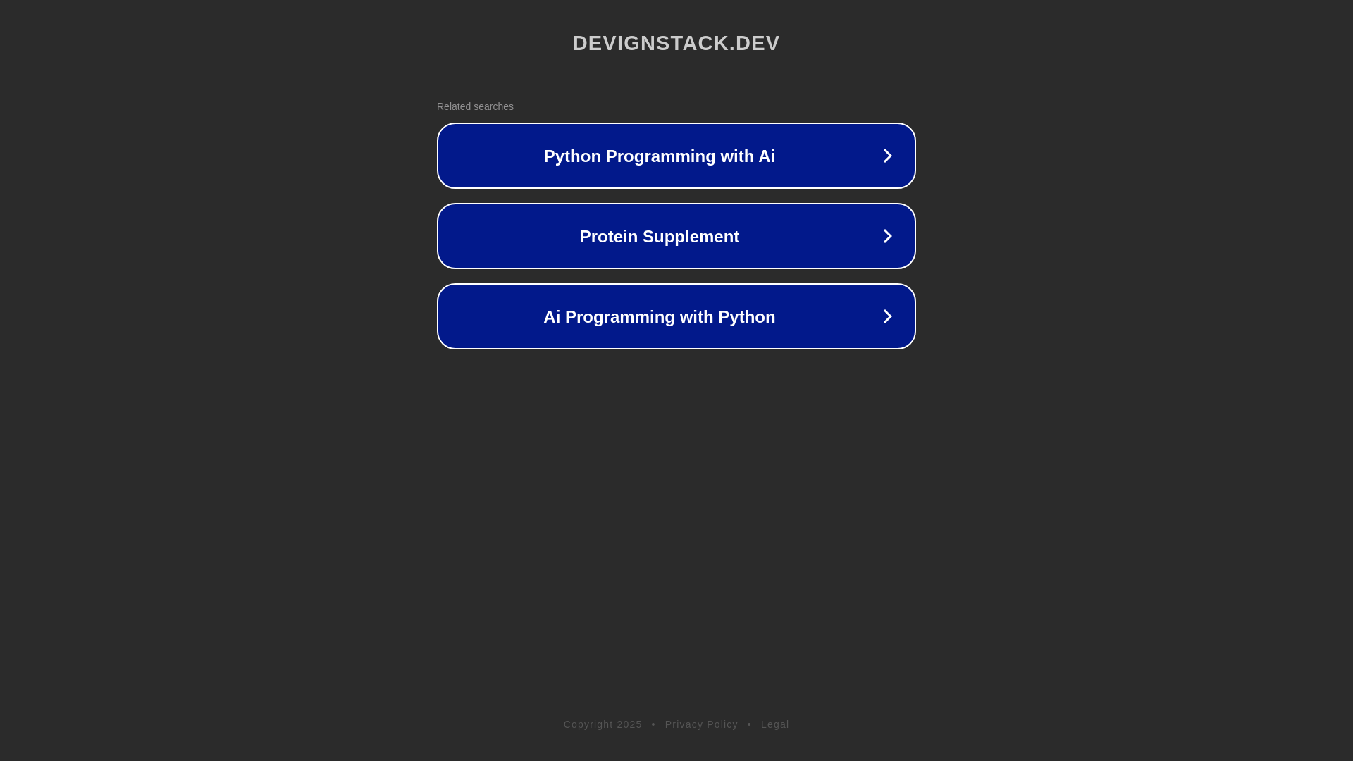 website screenshot of https://devignstack.dev/