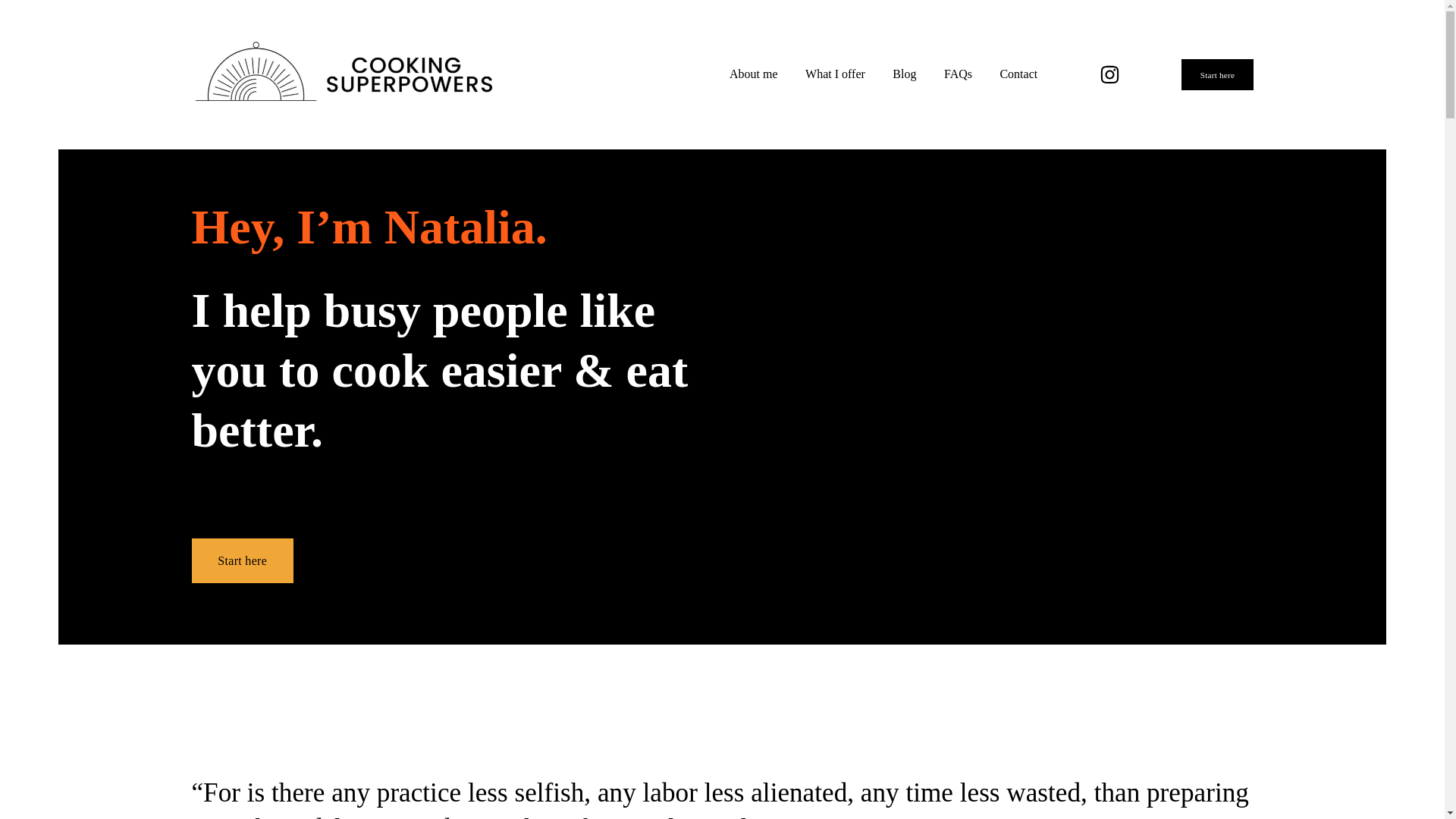 website screenshot of https://eatingsuperpowers.com/