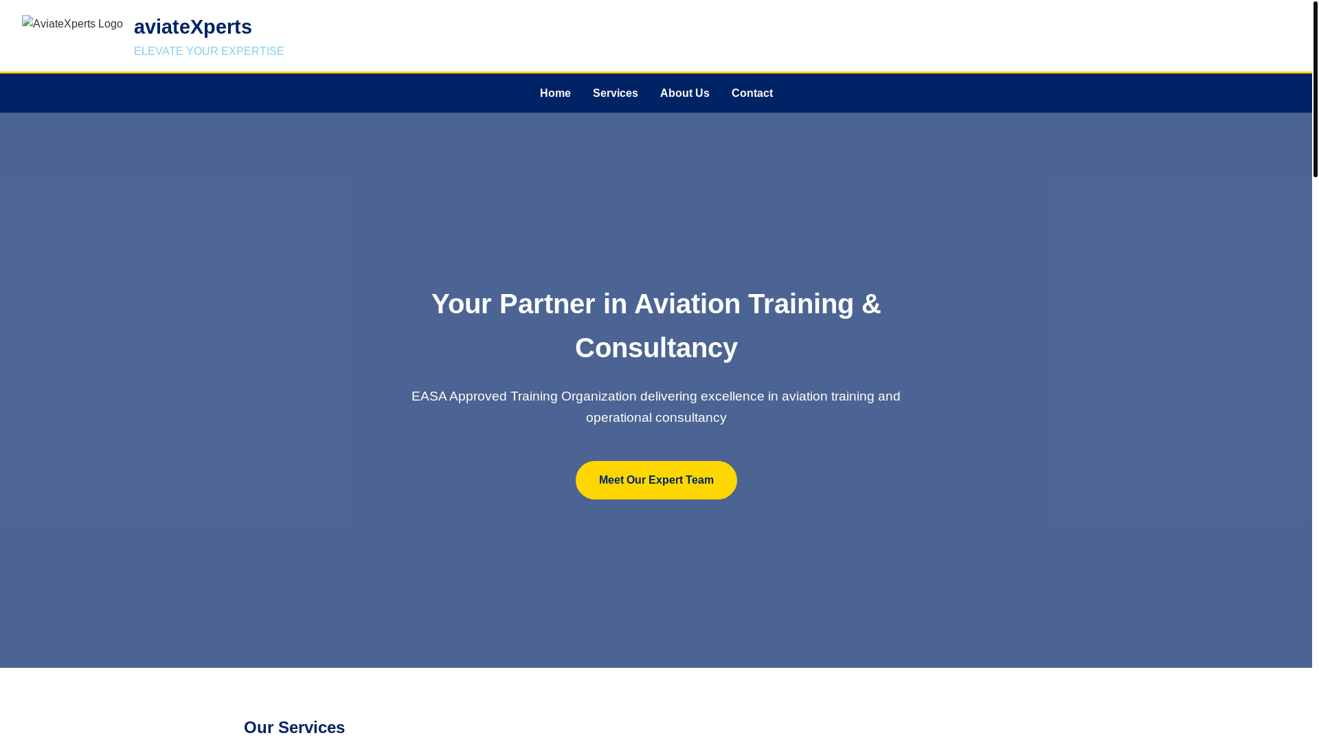 website screenshot of https://aviatexperts.pages.dev/
