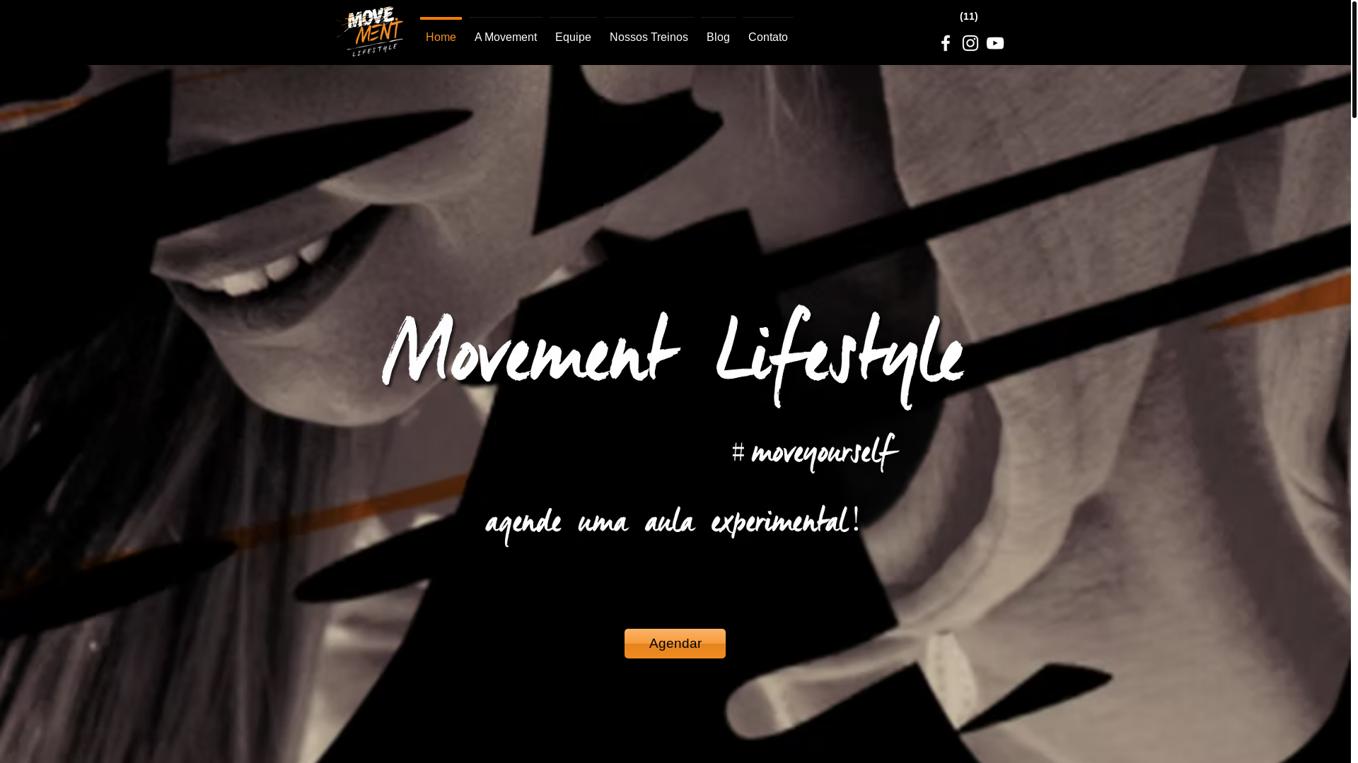 website screenshot of https://estudiomovementlifestyle.com.br/