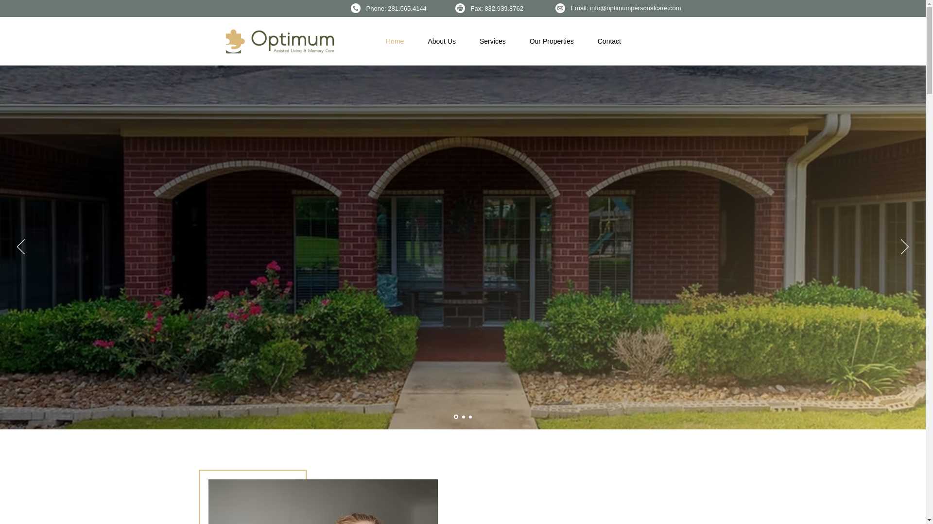 website screenshot of https://optimumalf.com/