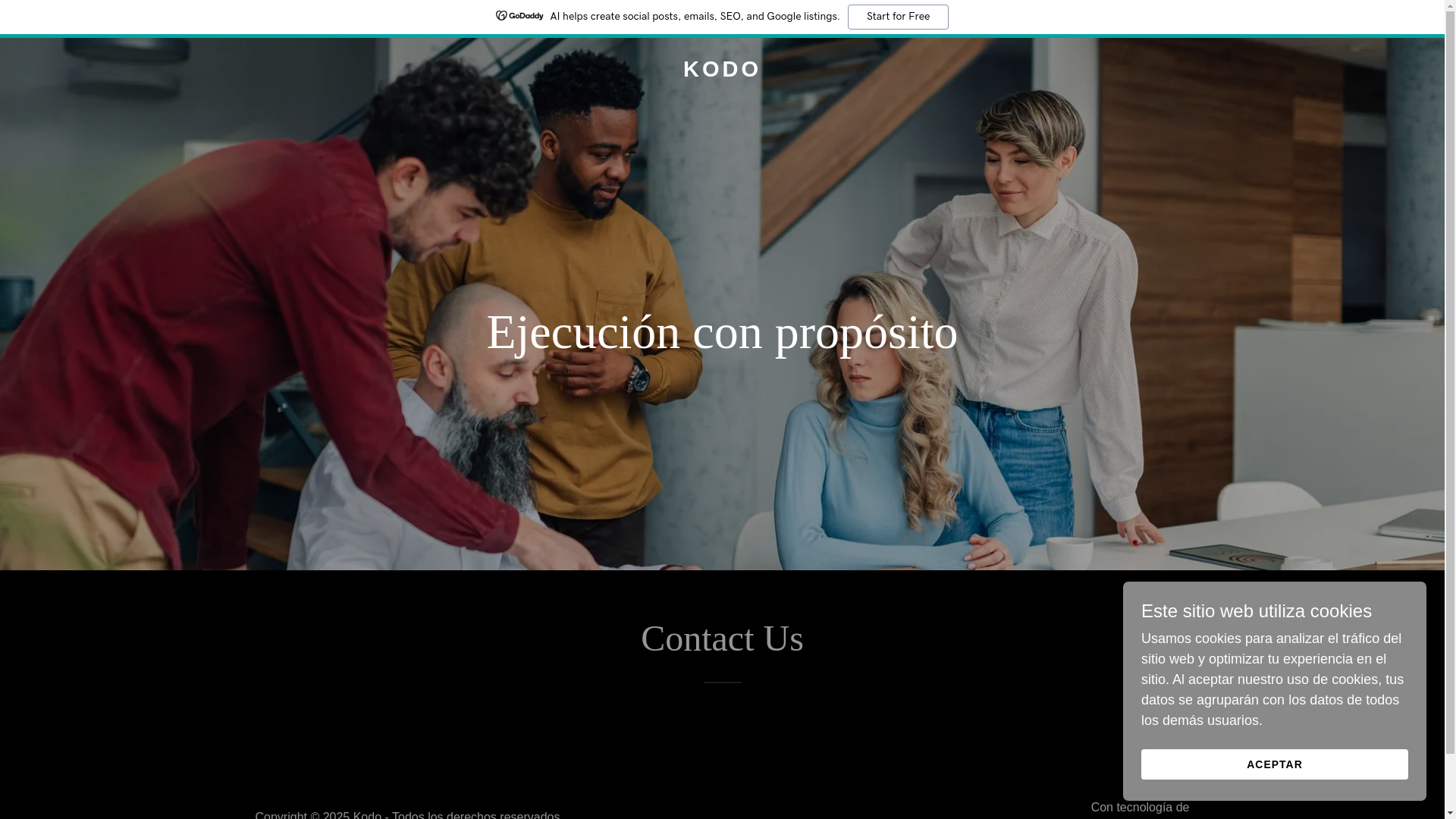 website screenshot of https://efectokodo.com/