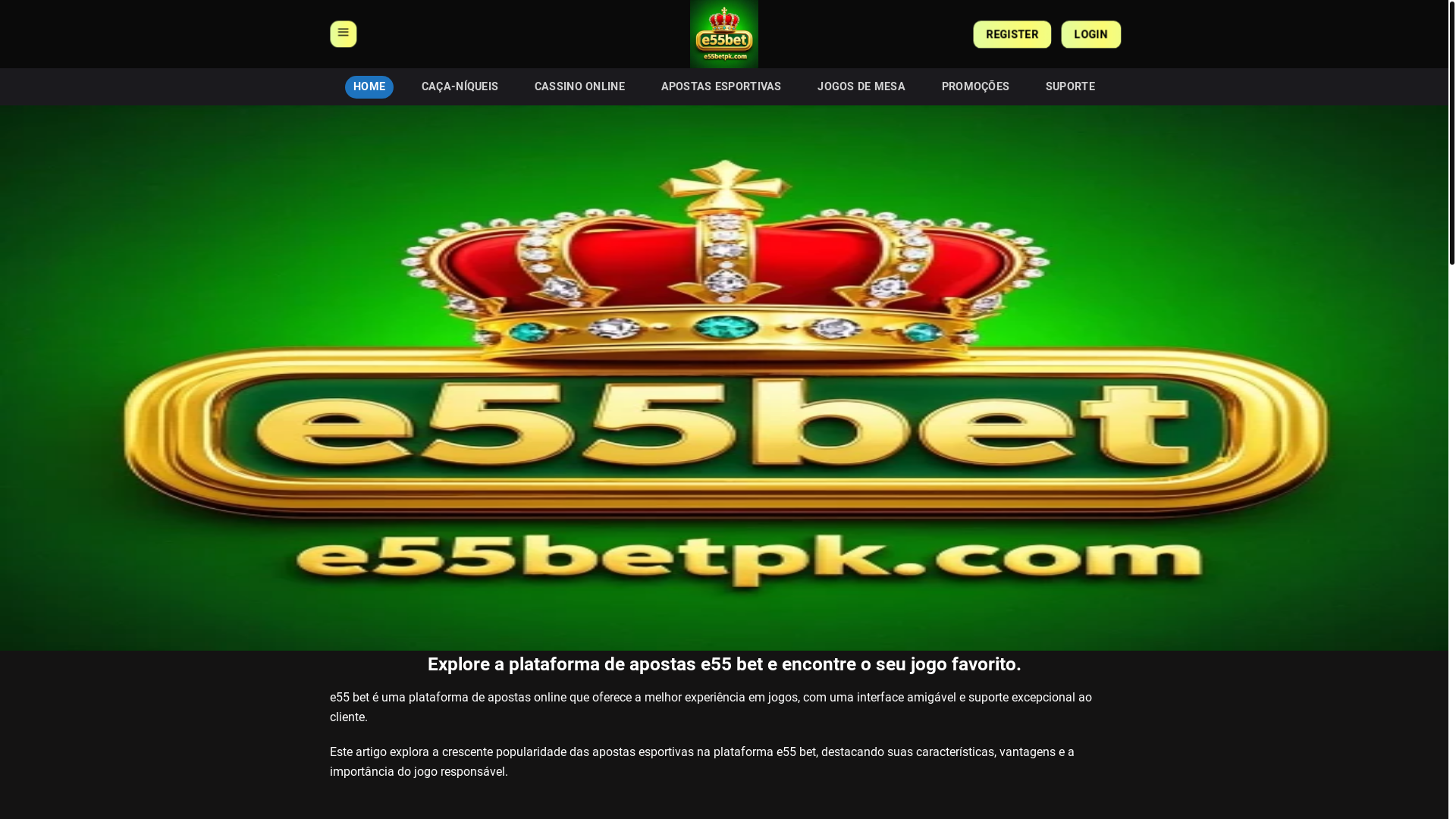 website screenshot of https://e55betpk.com/