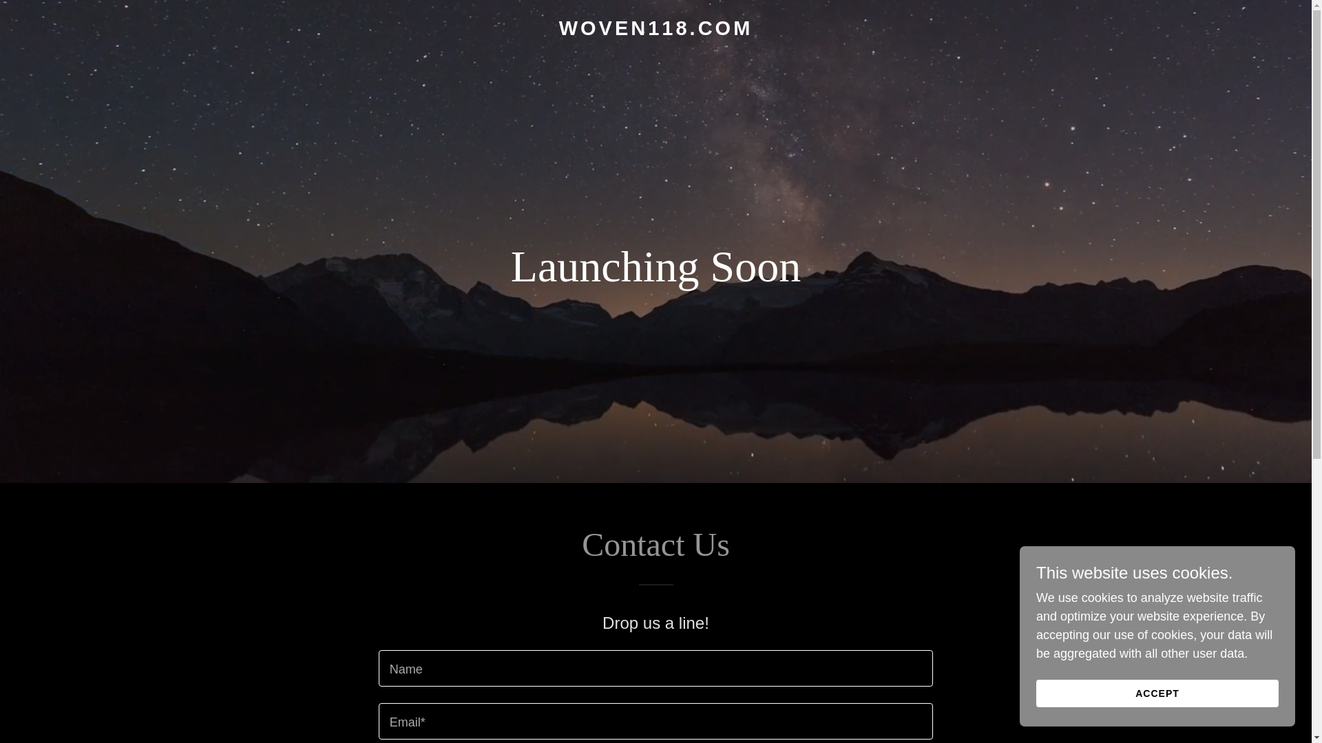 website screenshot of https://woven118.com/