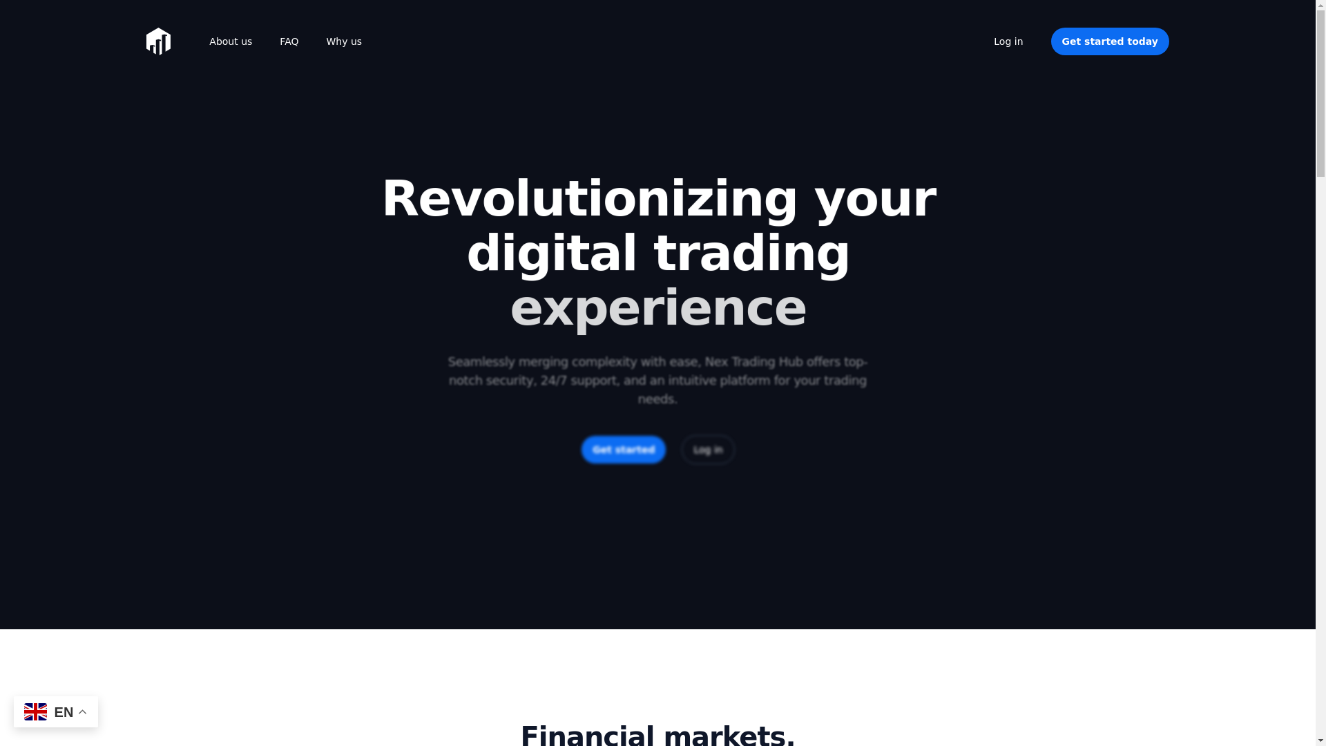 website screenshot of https://nextradings.com/