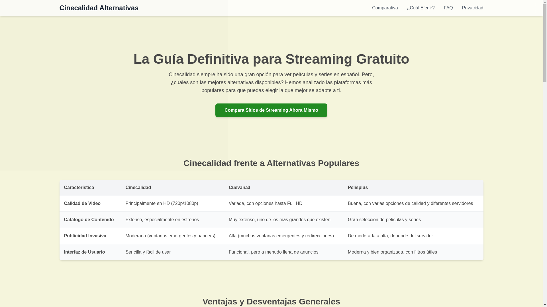 website screenshot of https://cinecalidad-fd1a.pages.dev/