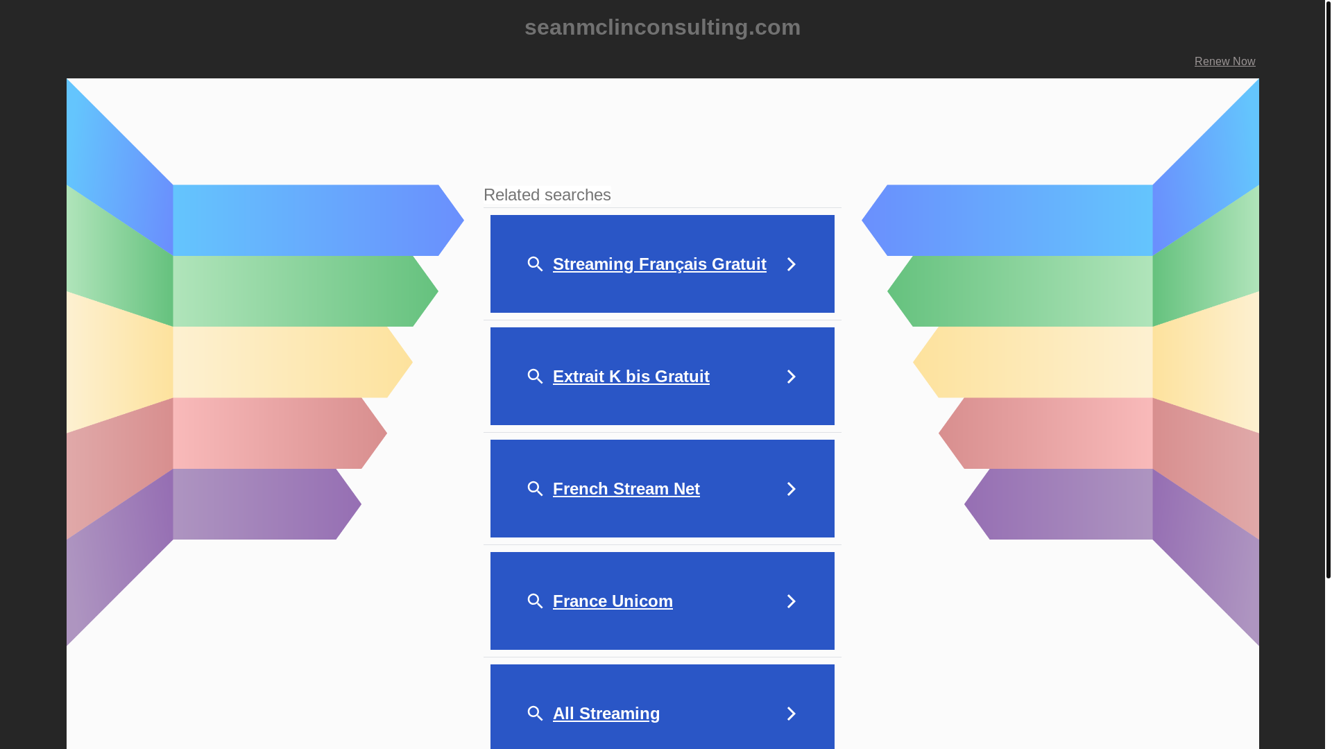 website screenshot of https://seanmclinconsulting.com/
