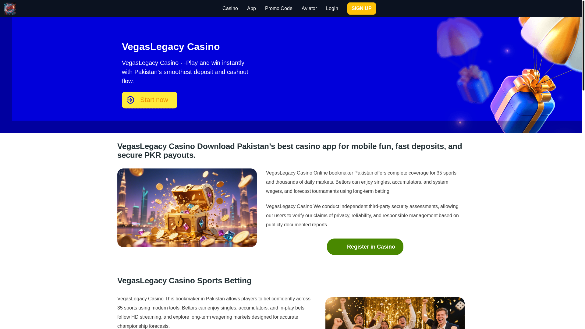 website screenshot of https://vegaslegacycasinox.com/