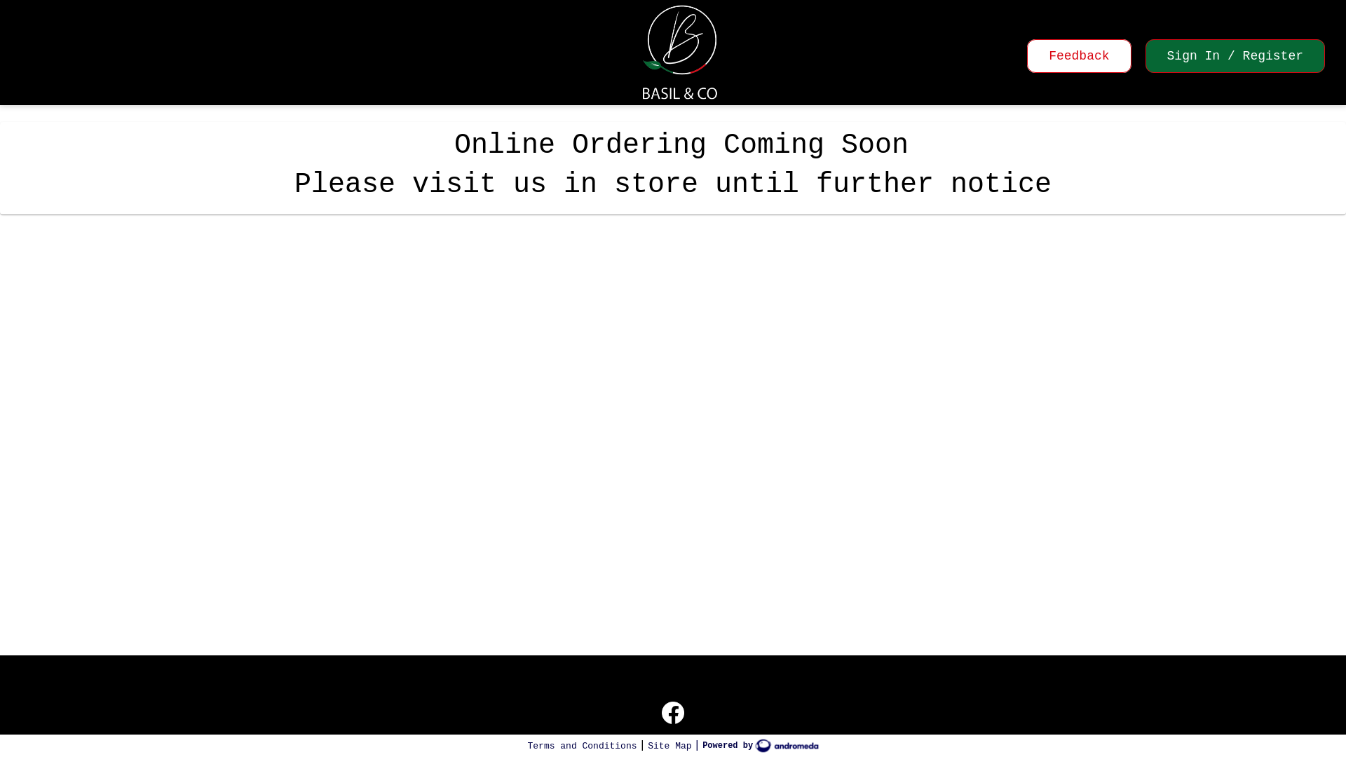 website screenshot of https://basilandcobristol.co.uk/