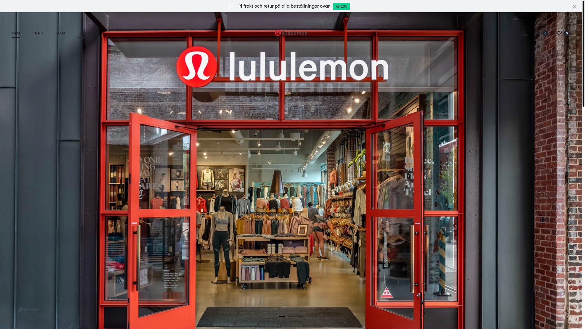 website screenshot of https://www.lululemons.com.se/