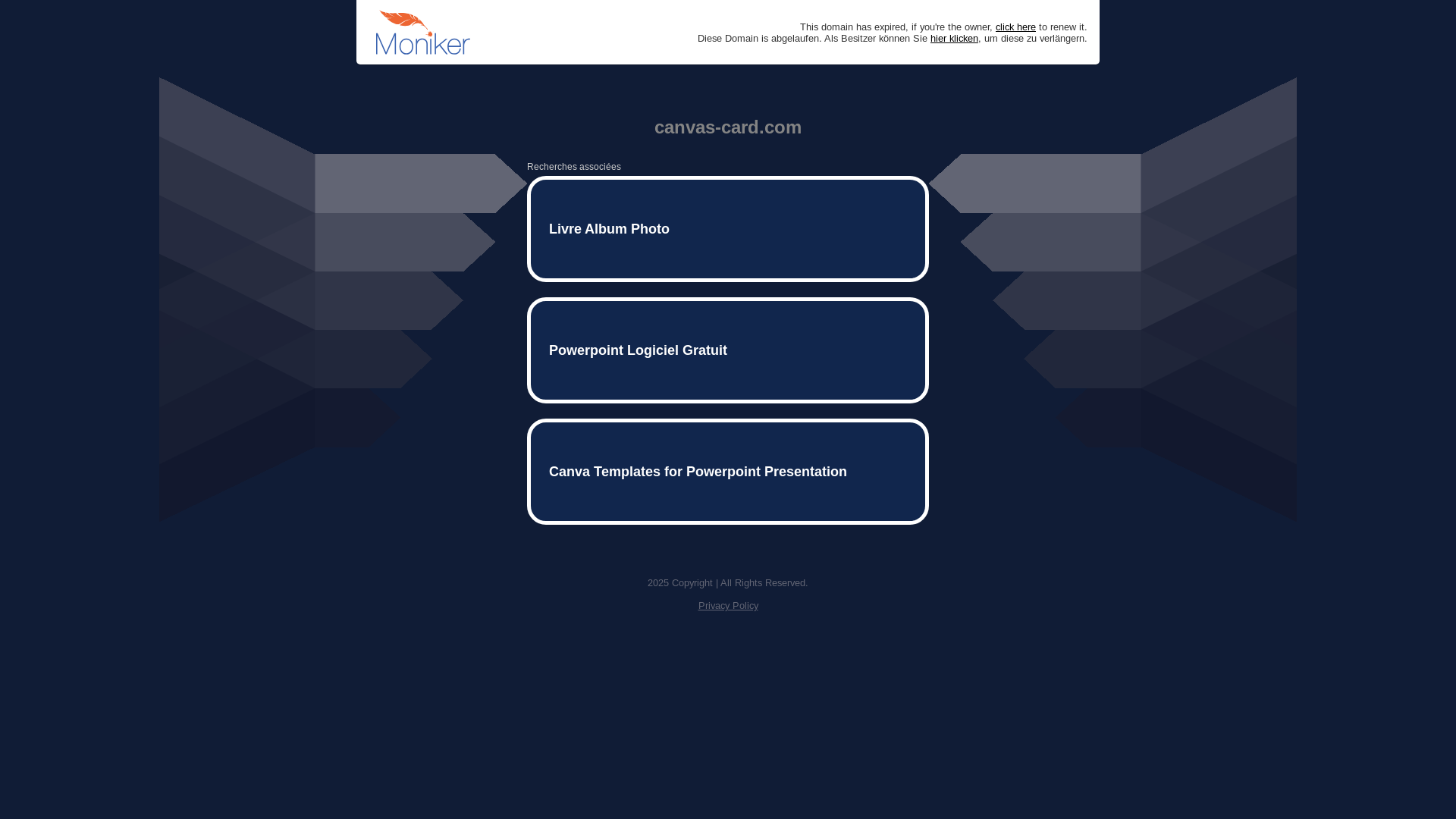 website screenshot of https://canvas-card.com/
