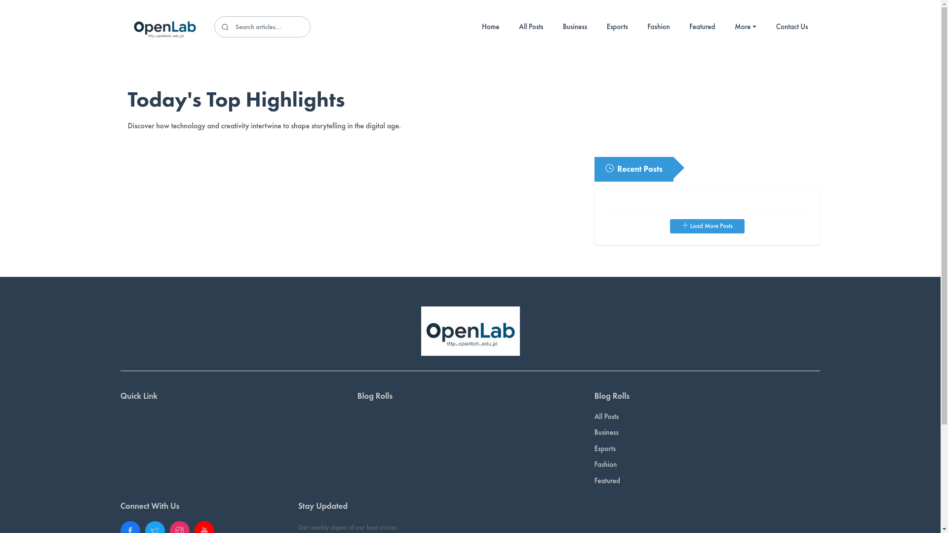 website screenshot of https://openlab.edu.pl/
