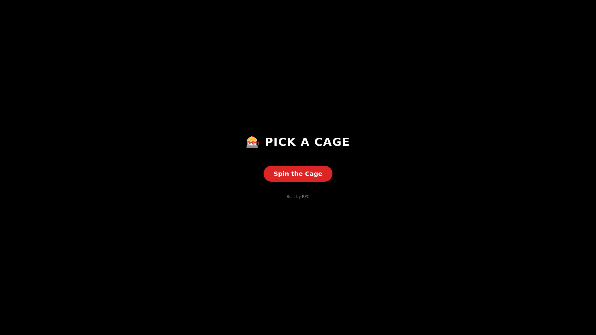 website screenshot of https://pick-a-cage.pages.dev/
