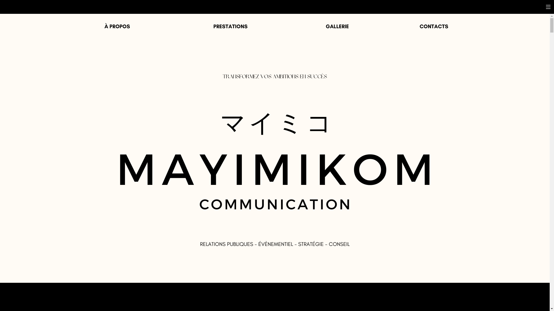 website screenshot of https://mayimikom.com/