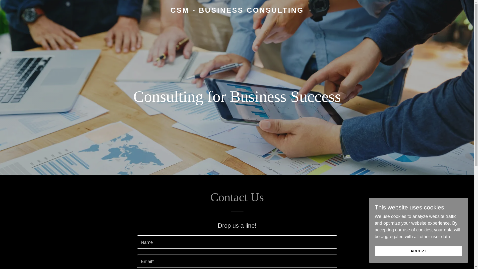 website screenshot of https://csmconsultants.biz/