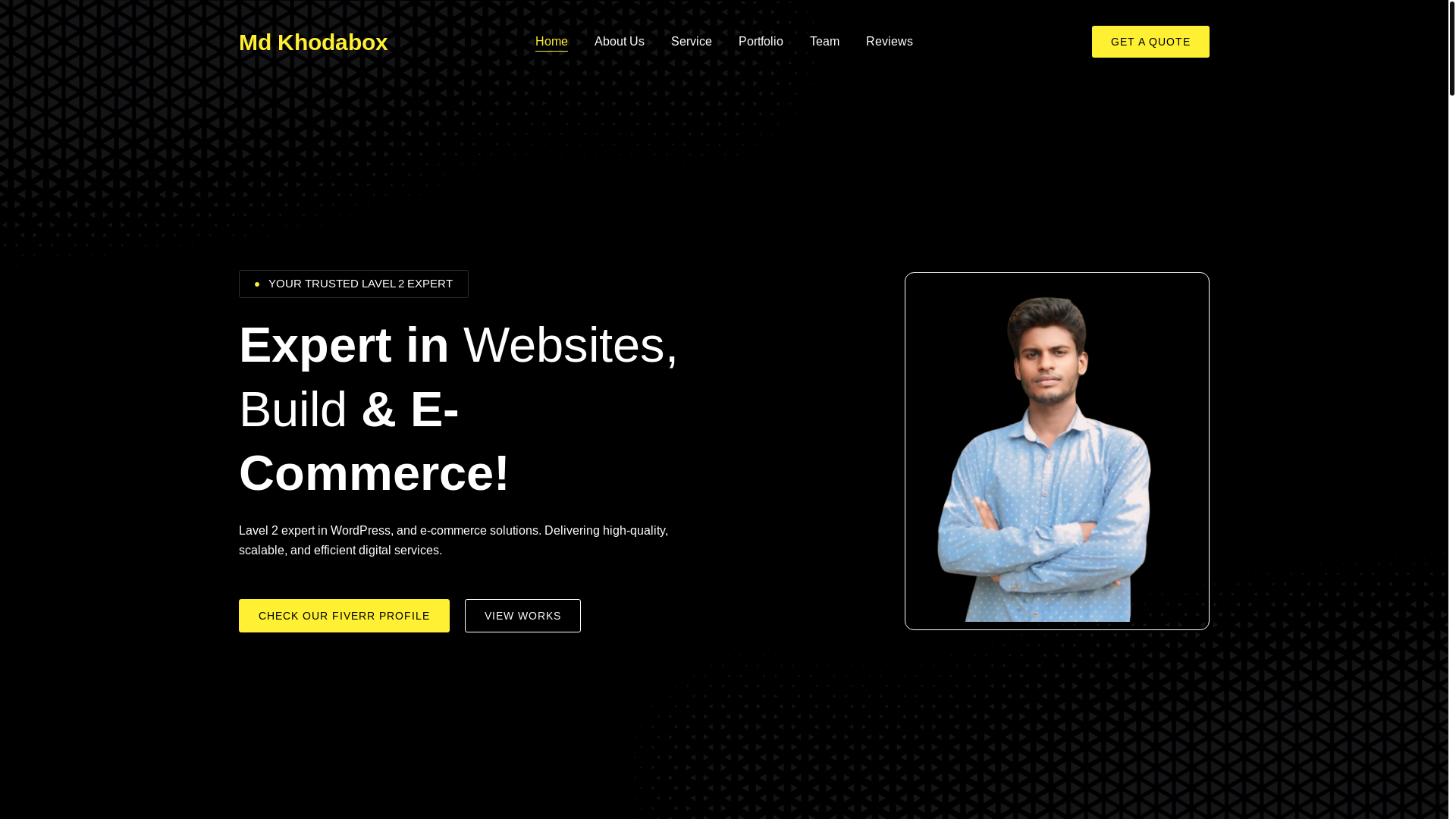 website screenshot of https://devkhodabox.pro/