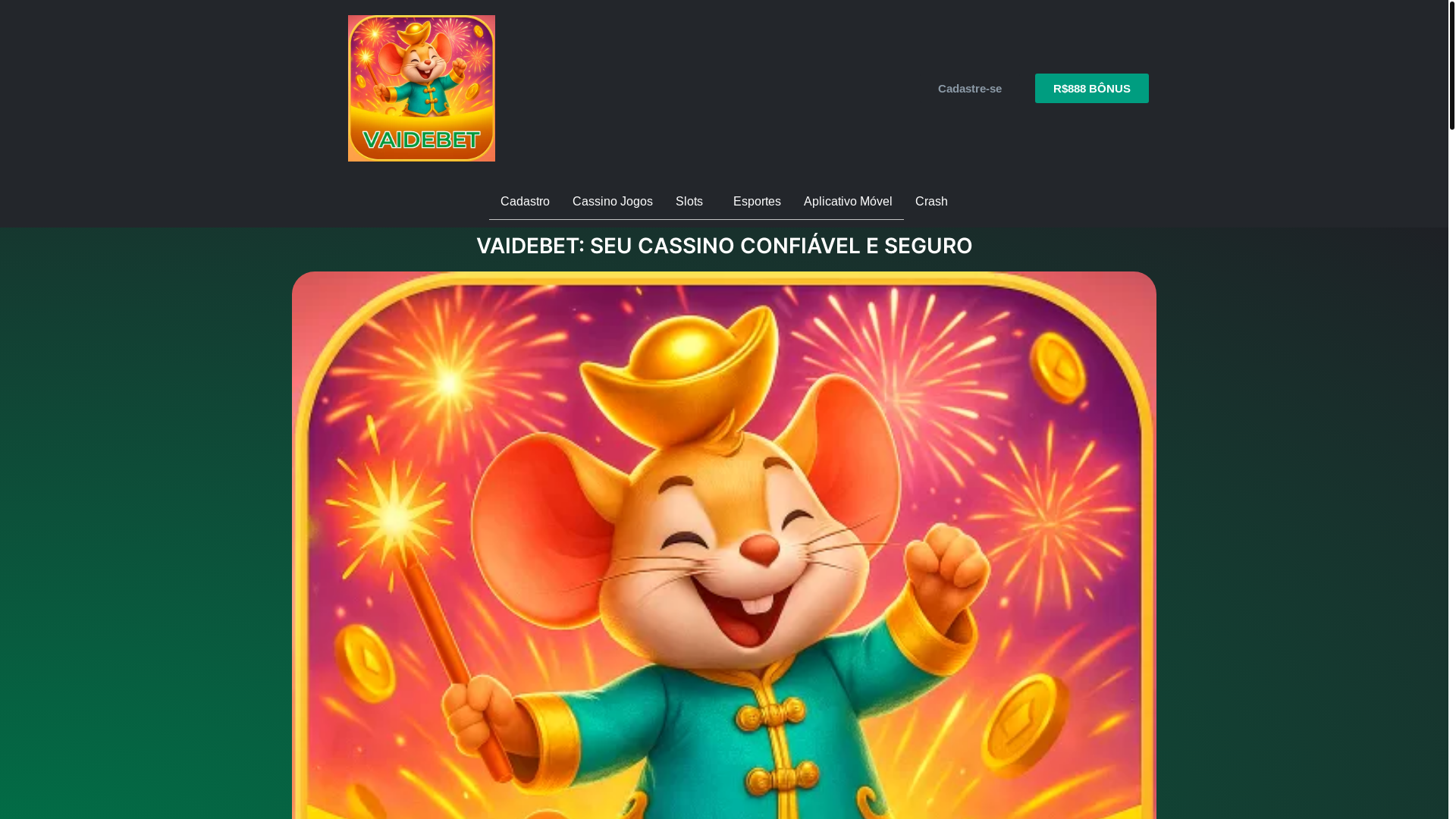 website screenshot of https://vaidebetg.com/