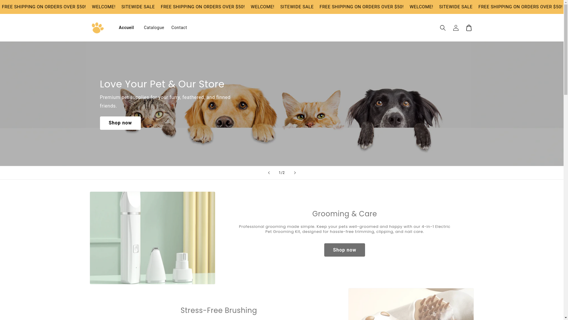 website screenshot of https://animouf.com/