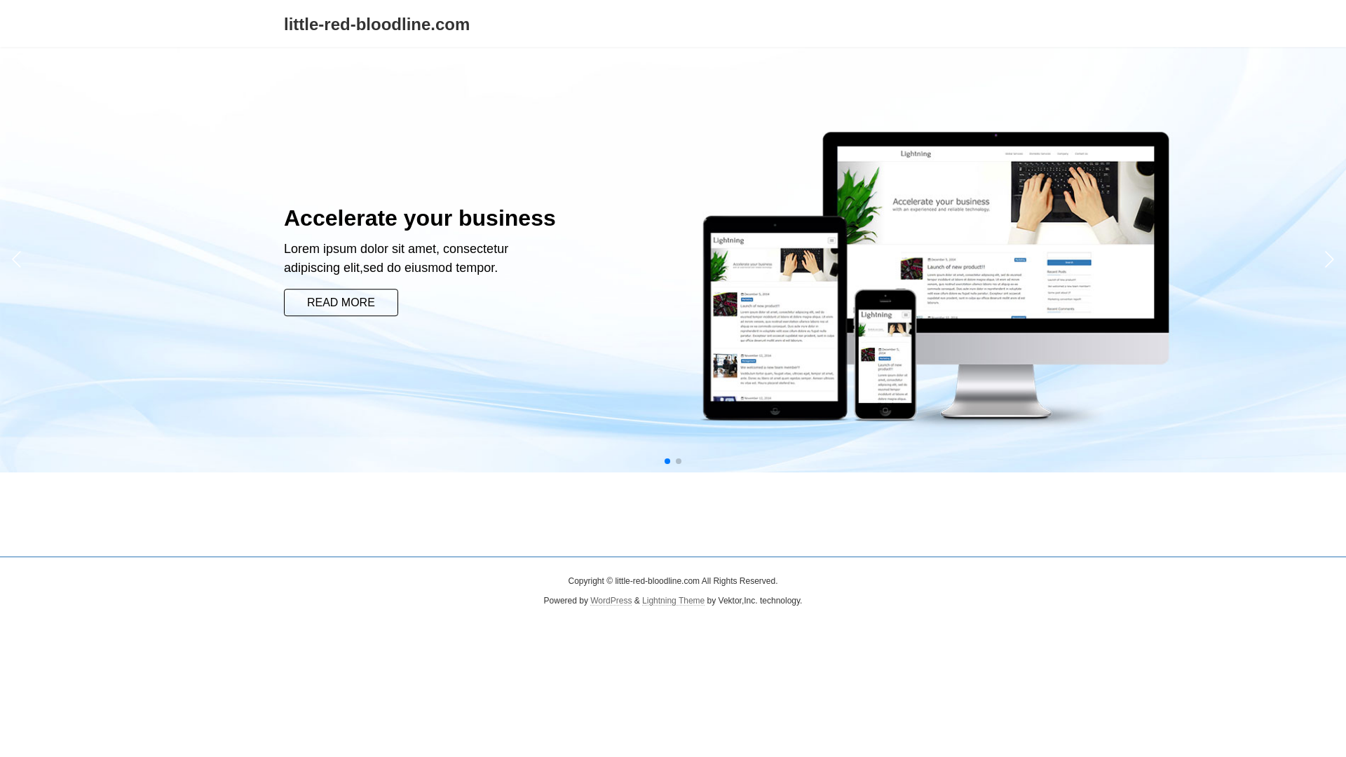 website screenshot of https://little-red-bloodline.com/