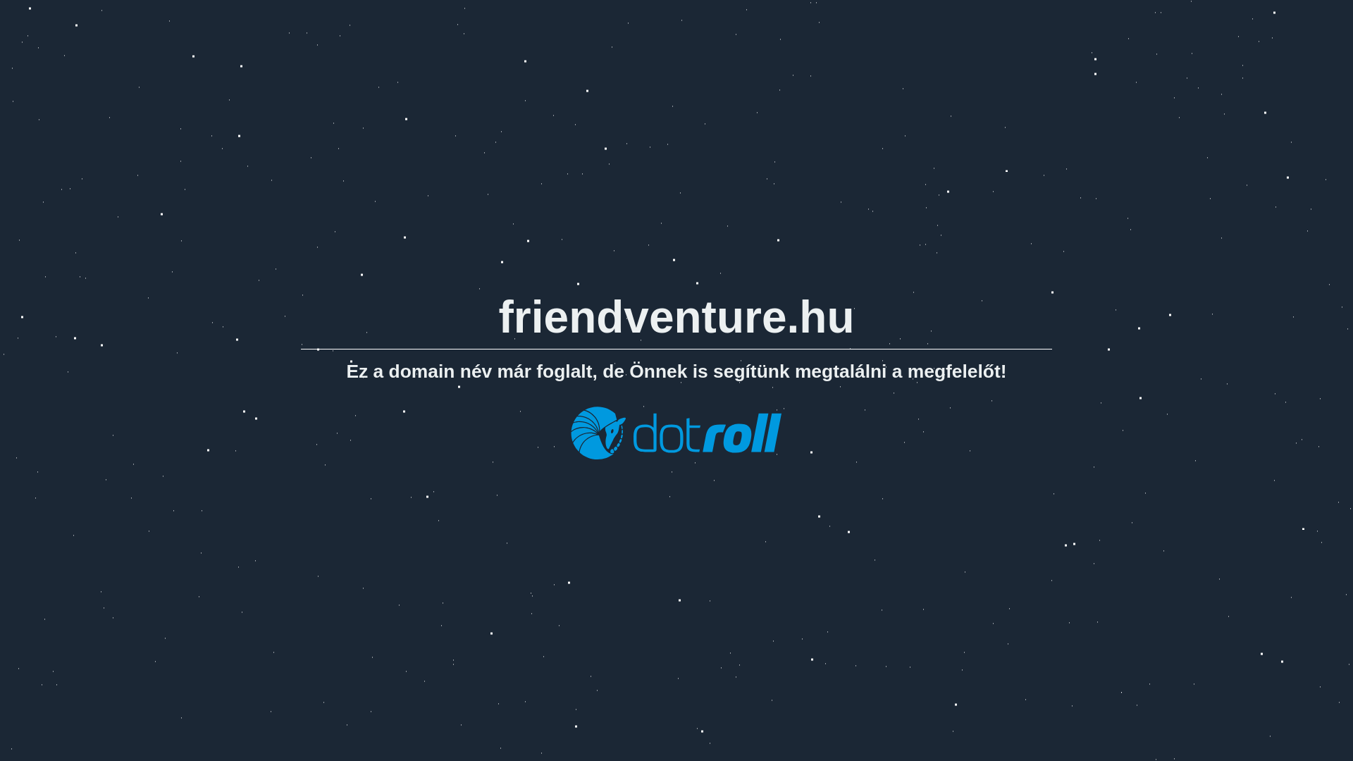 website screenshot of https://friendventure.hu/