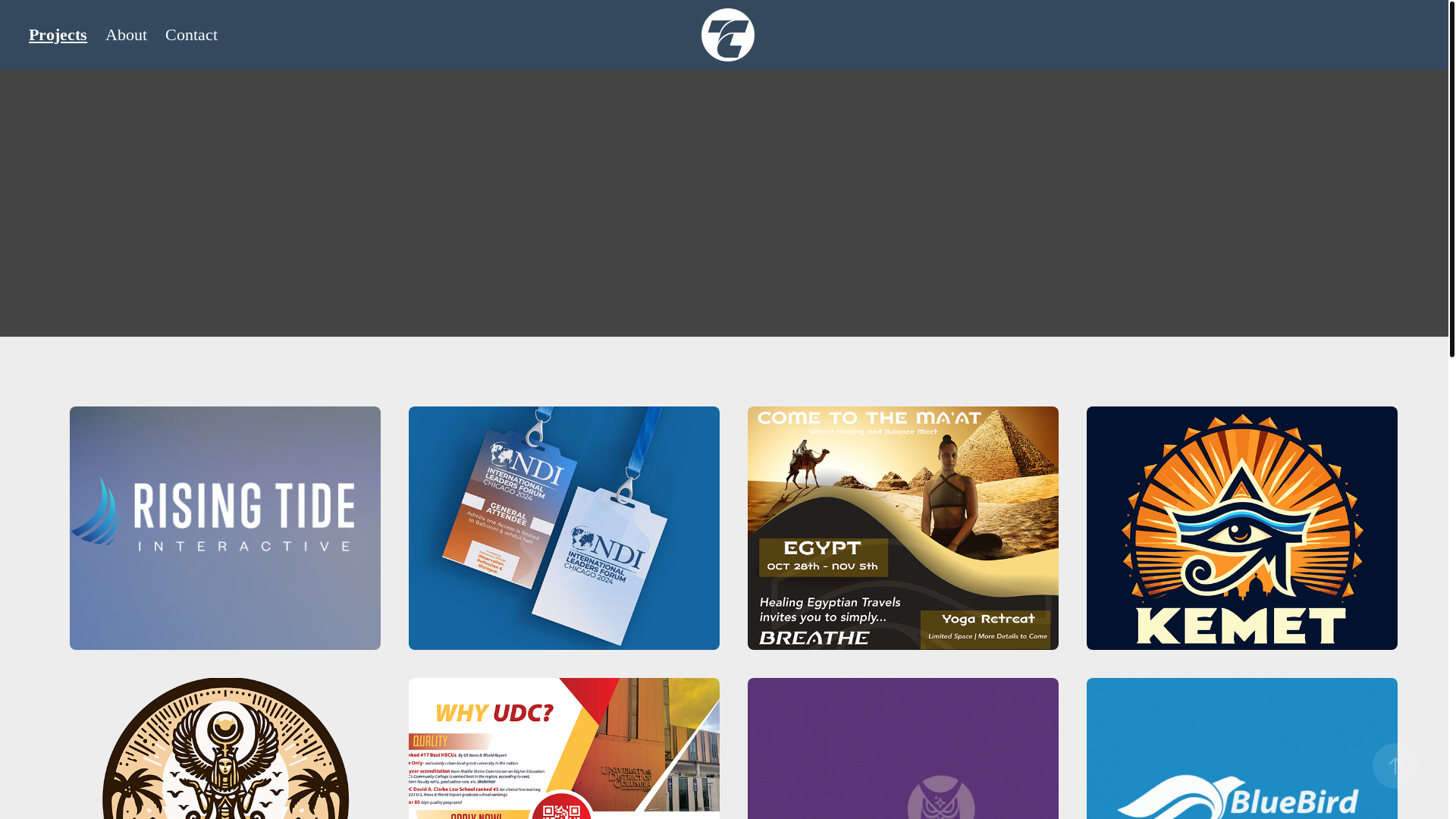 website screenshot of https://taevoncox.org/