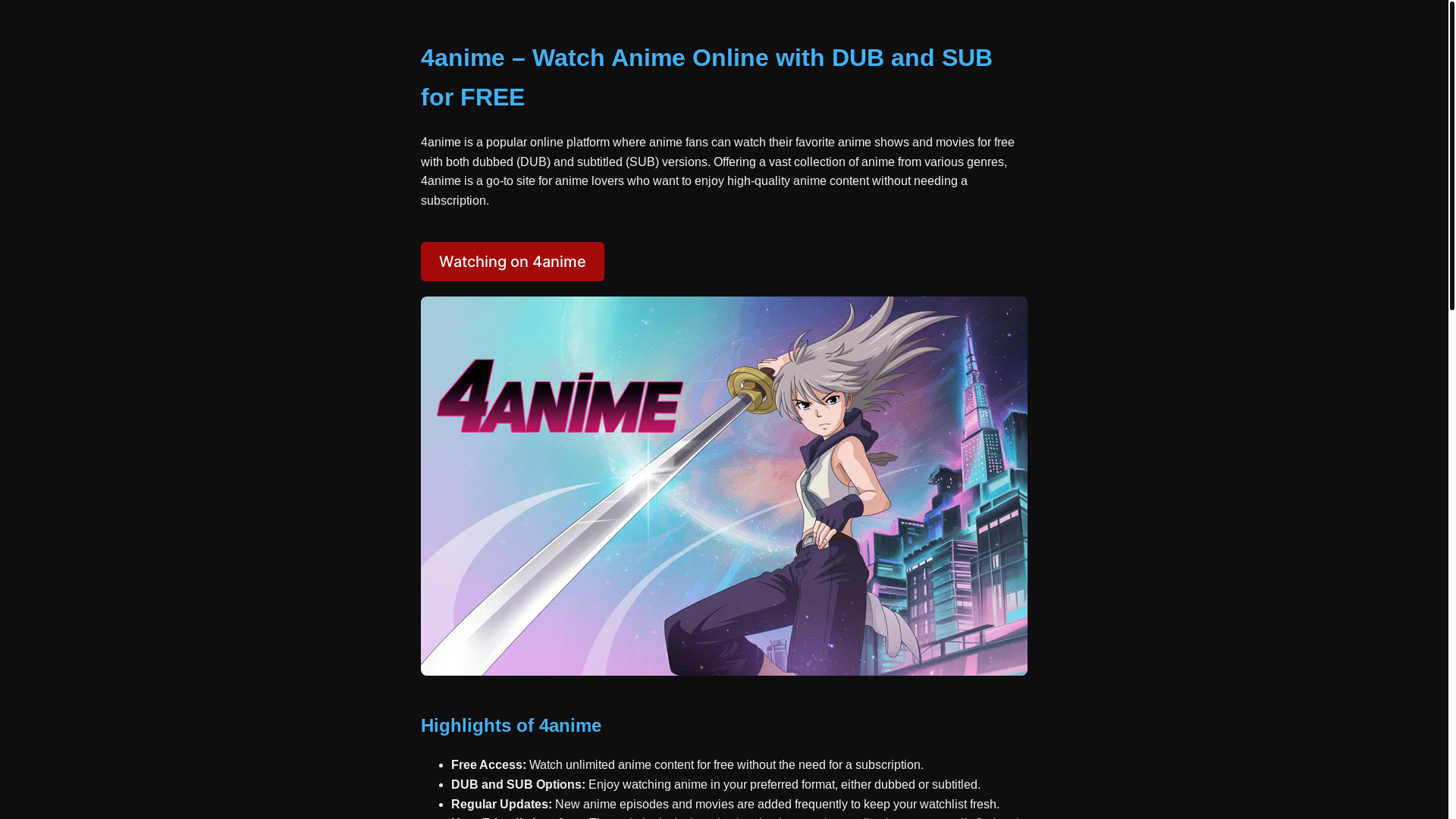 website screenshot of https://4anime-v26.pages.dev/