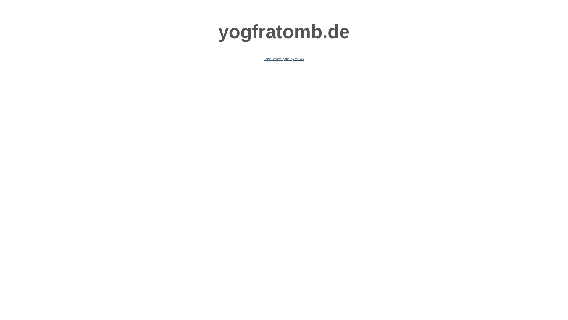 website screenshot of https://yogfratomb.de/