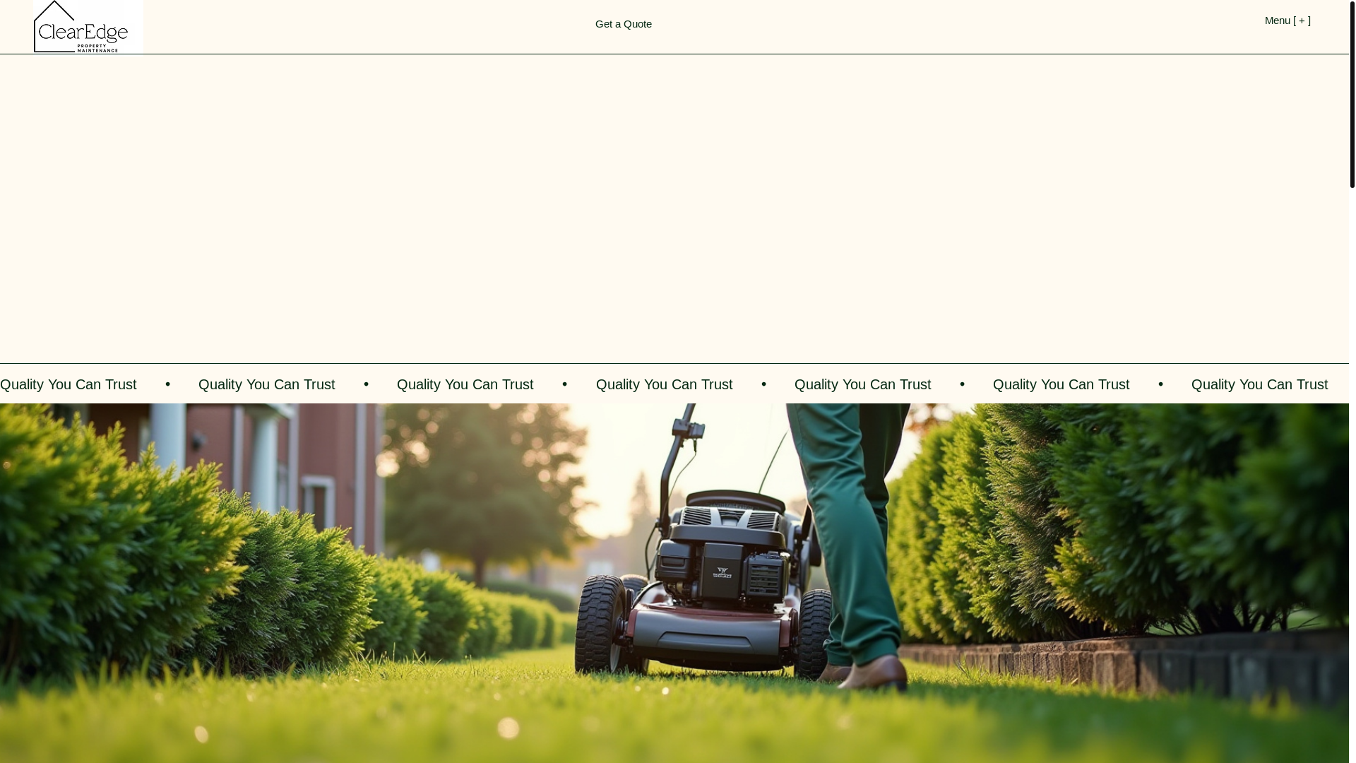 website screenshot of https://clearedgeproperty.com/