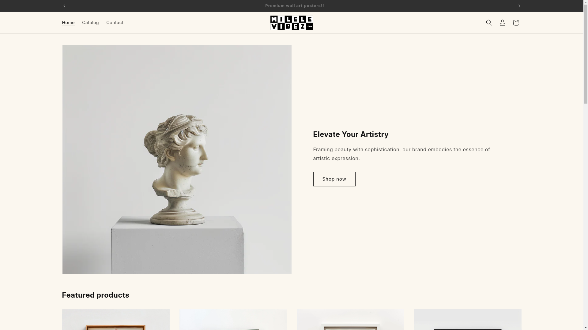 website screenshot of https://milelevibez.com/