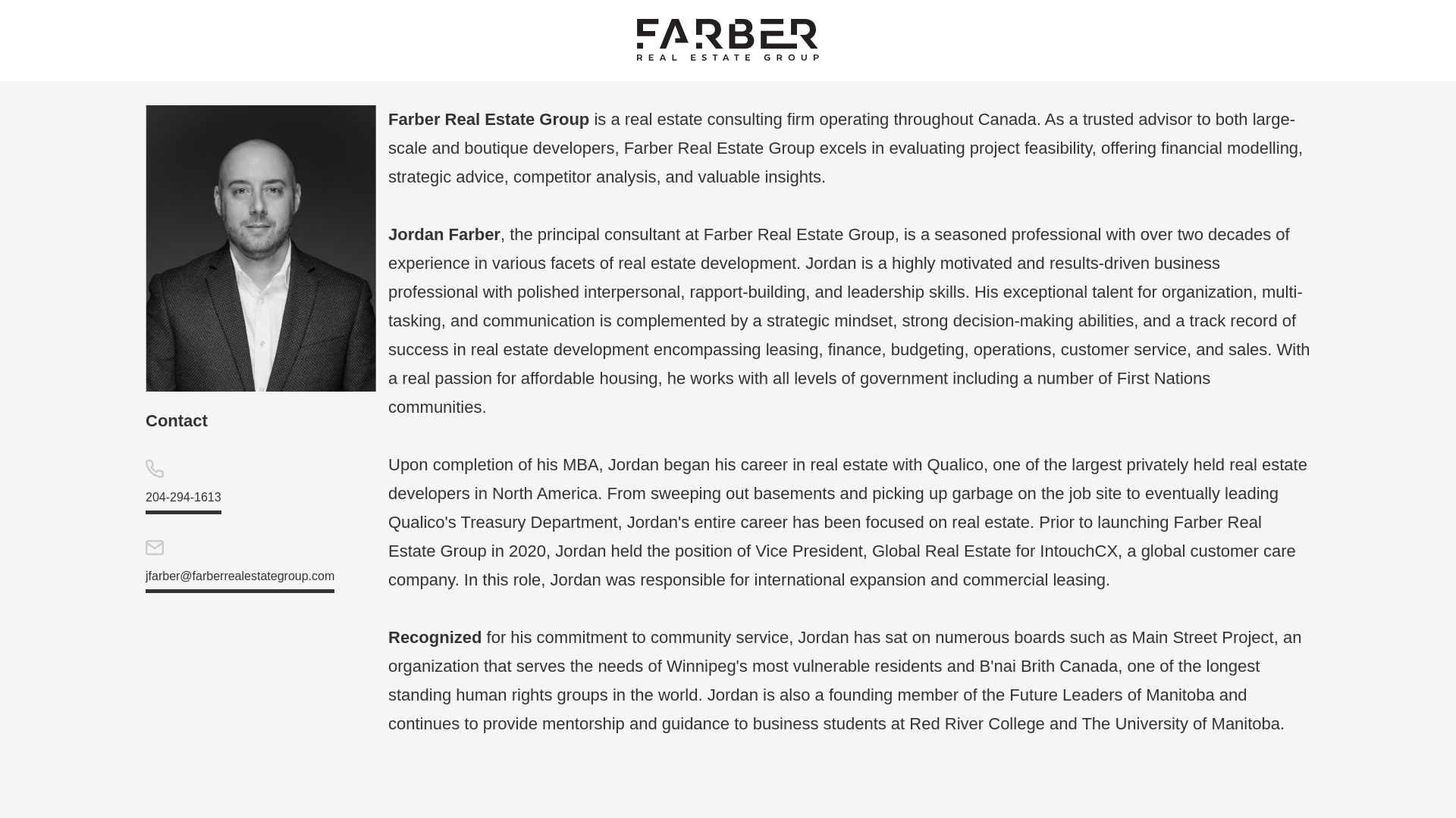 website screenshot of https://farber-real-estate-group.pages.dev/