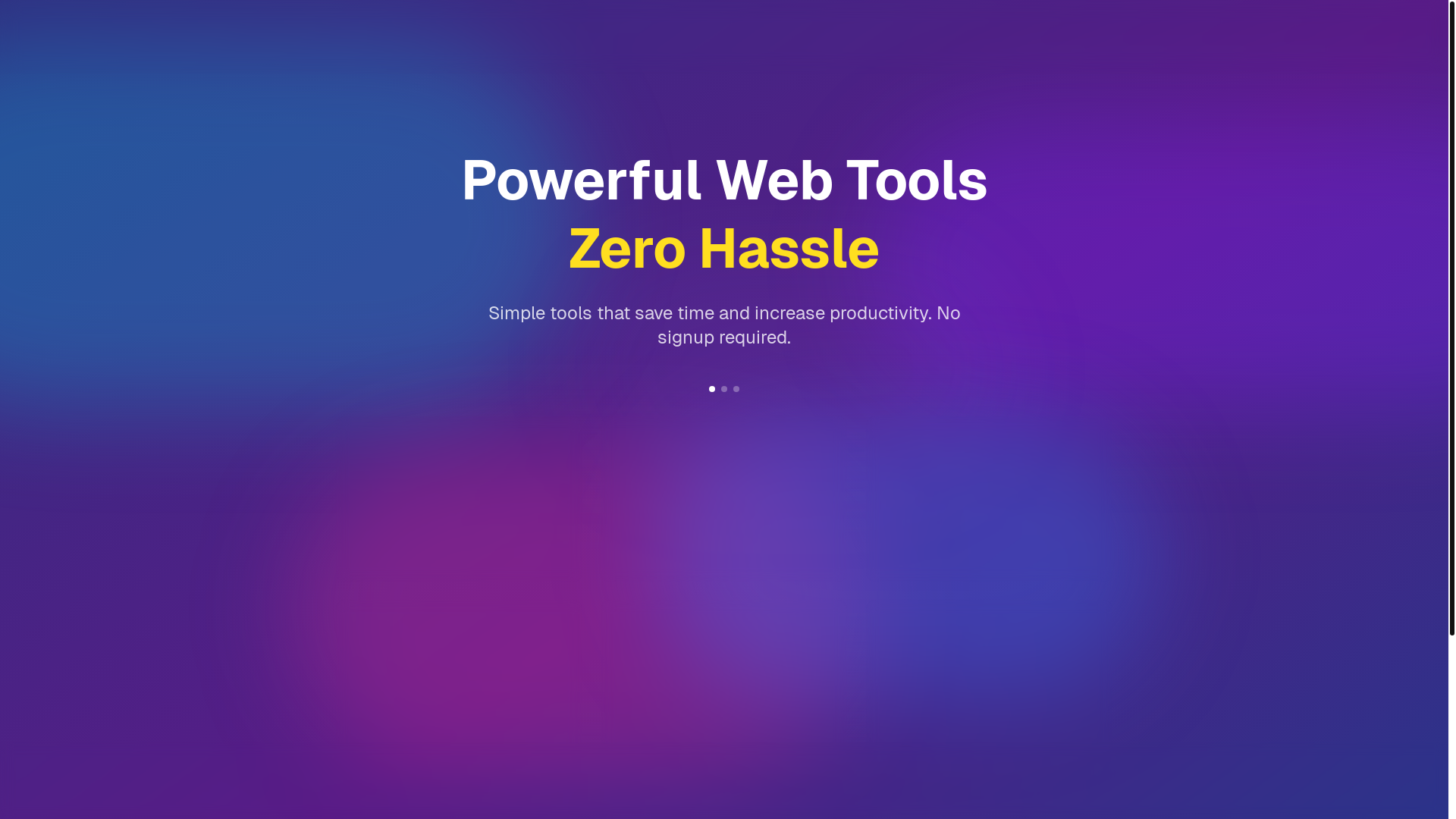website screenshot of https://bytetools.io/