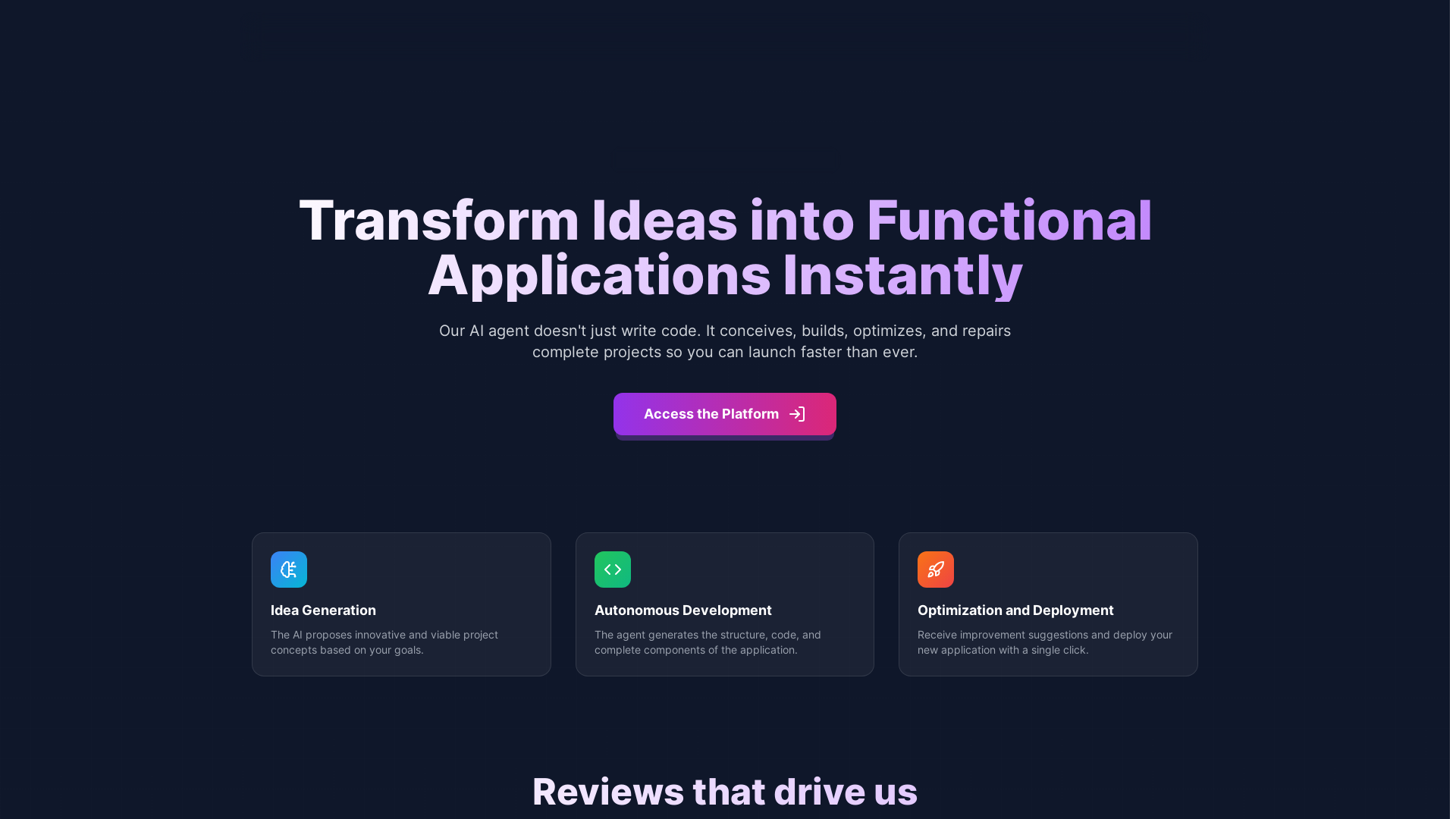 website screenshot of https://codecraftai.pro/