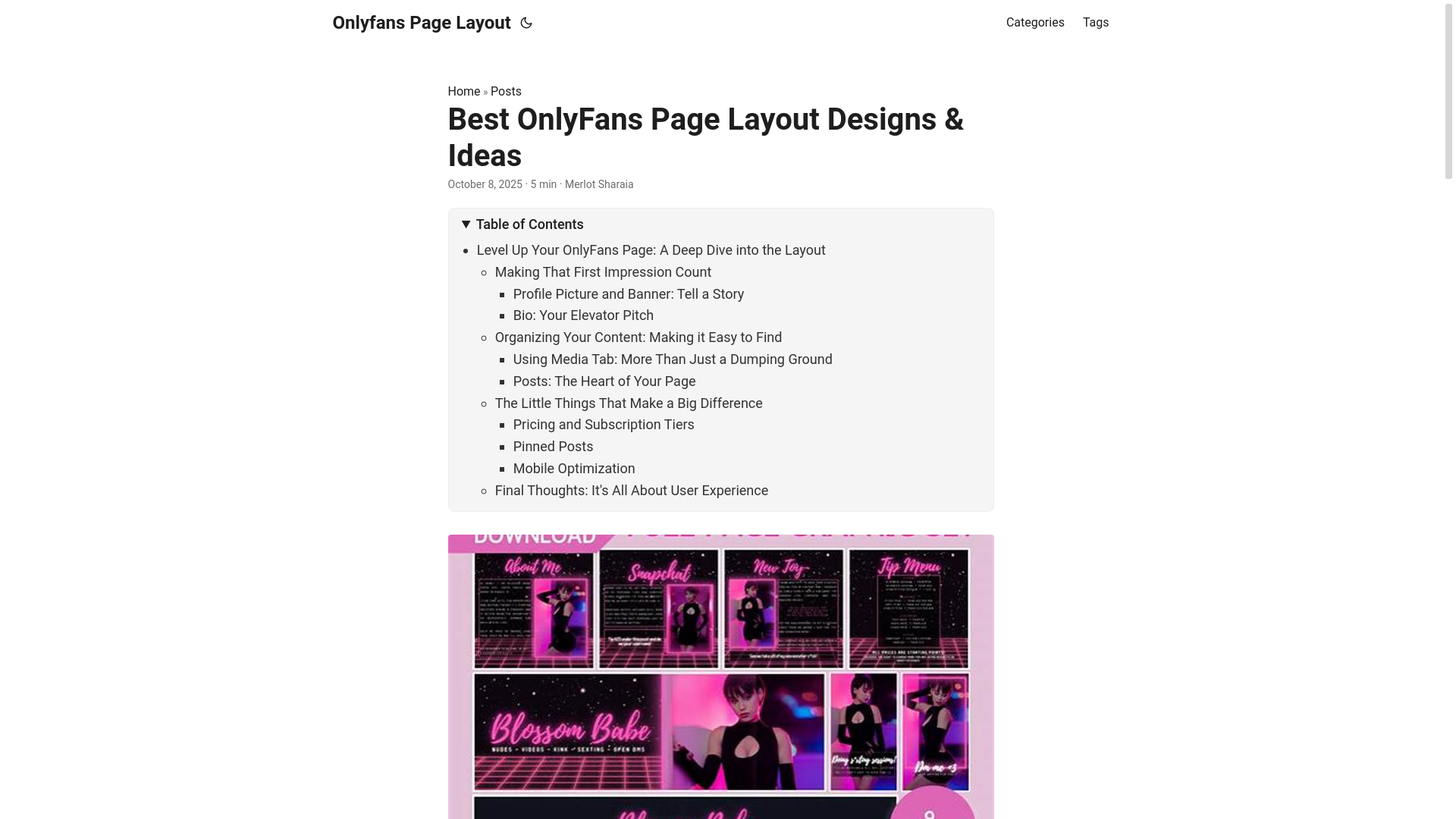 website screenshot of https://onlyfans-page-layout.pages.dev/